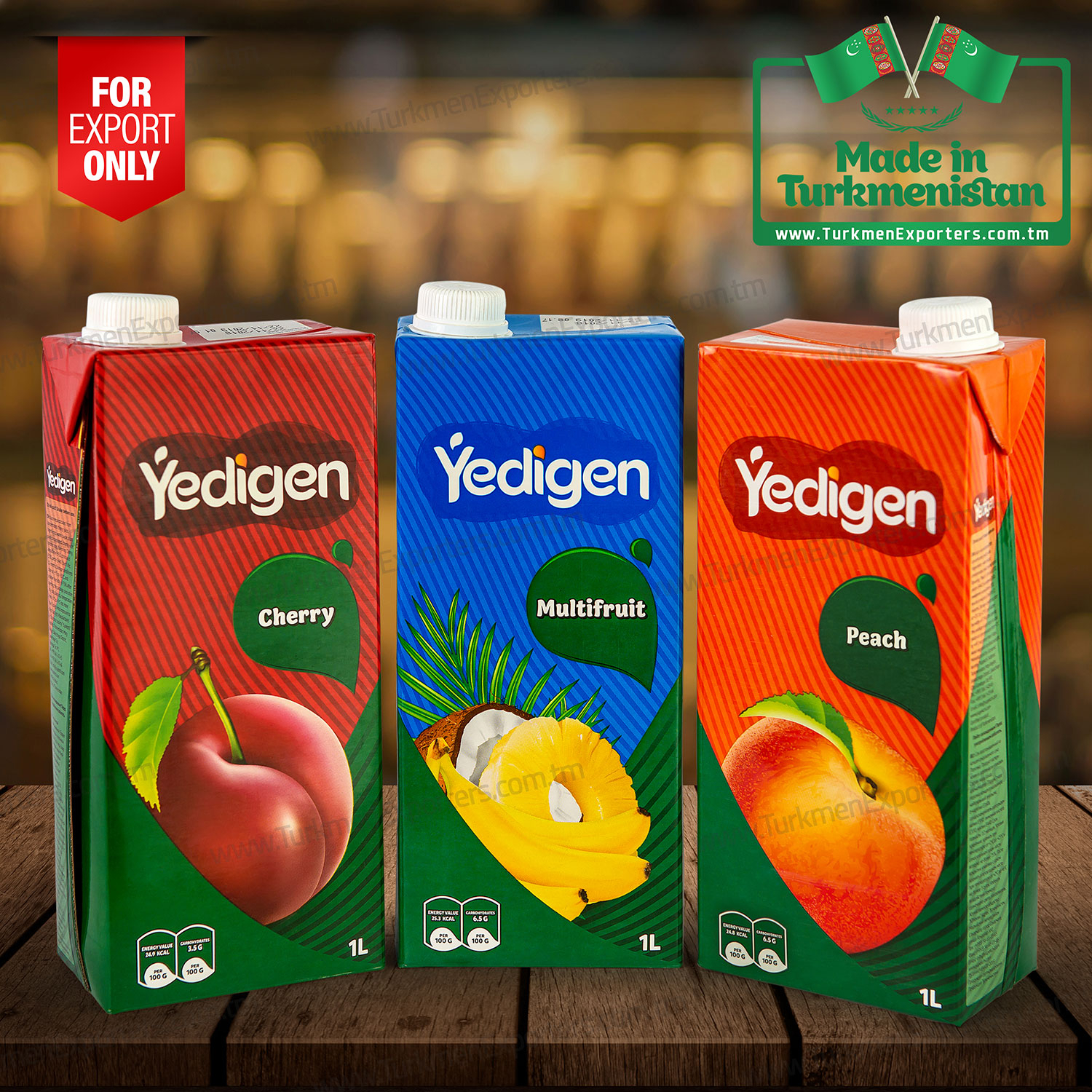 Ýedigen miwe şiresi Türkmenistanyň Önümi | Ýüpekçi HJ