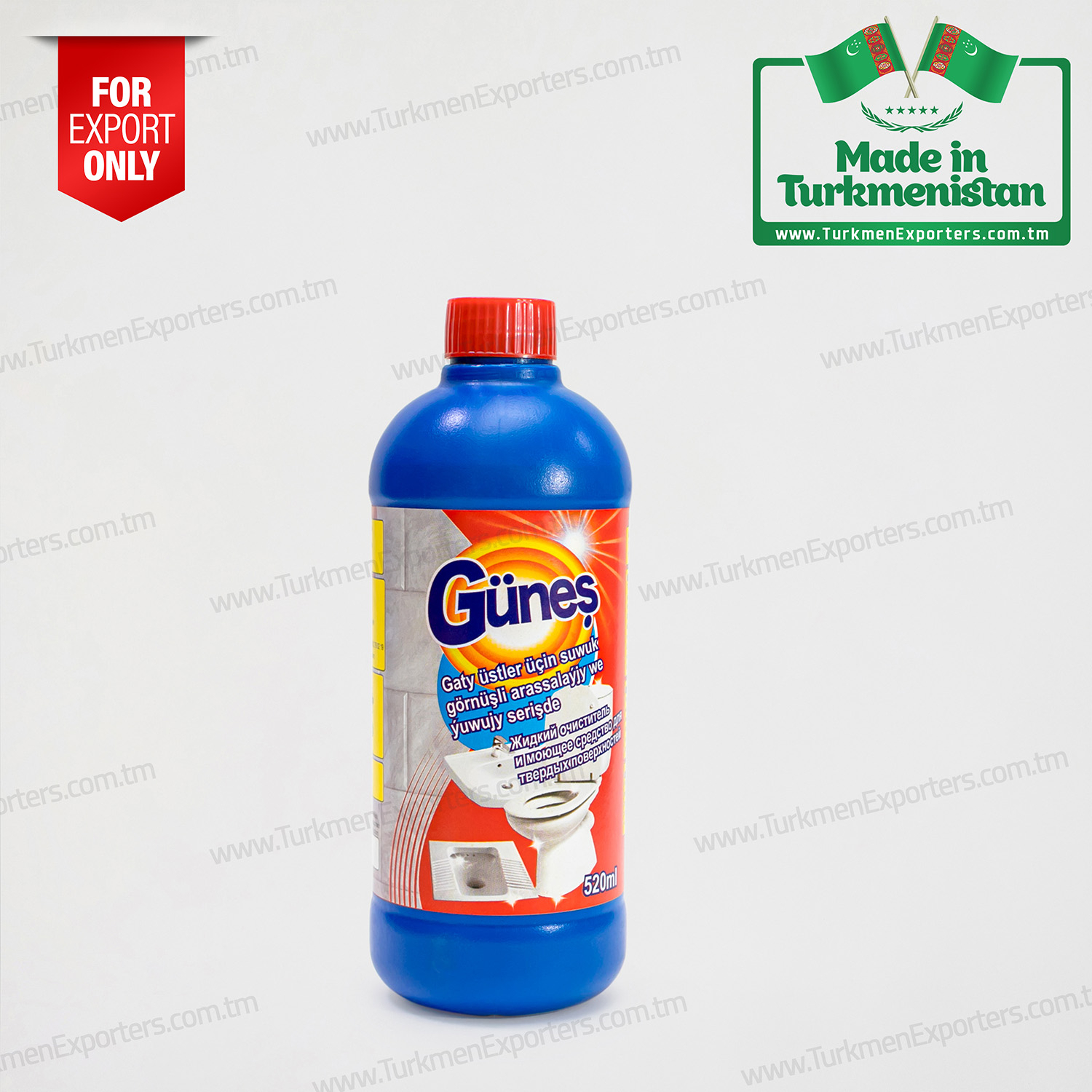 Sır kireç ve pas sökücü Güneş 520ml | Türkmen Berk Metal özel şirketi