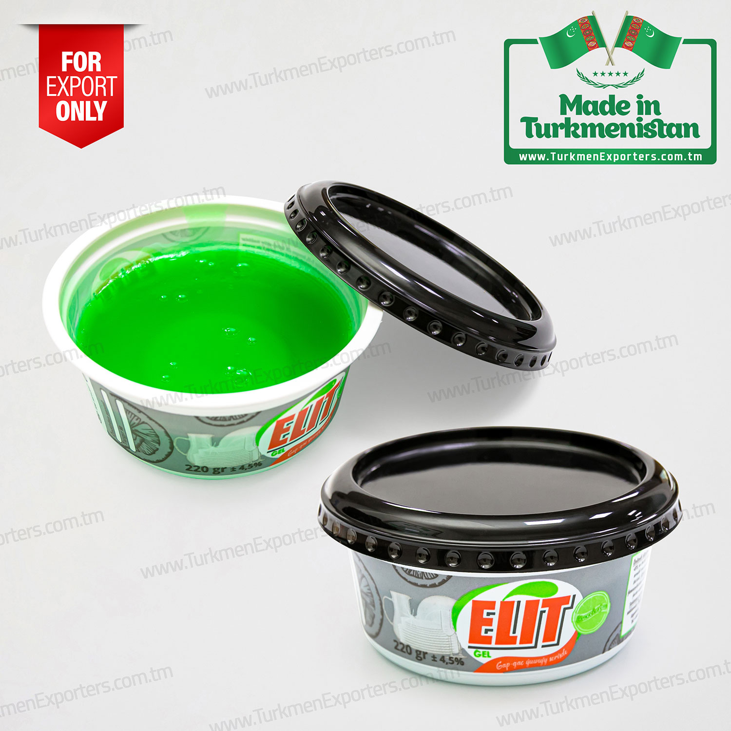 Dishwashing gel Elit Made in Turkmenistan  | Owadan Bedew economic society