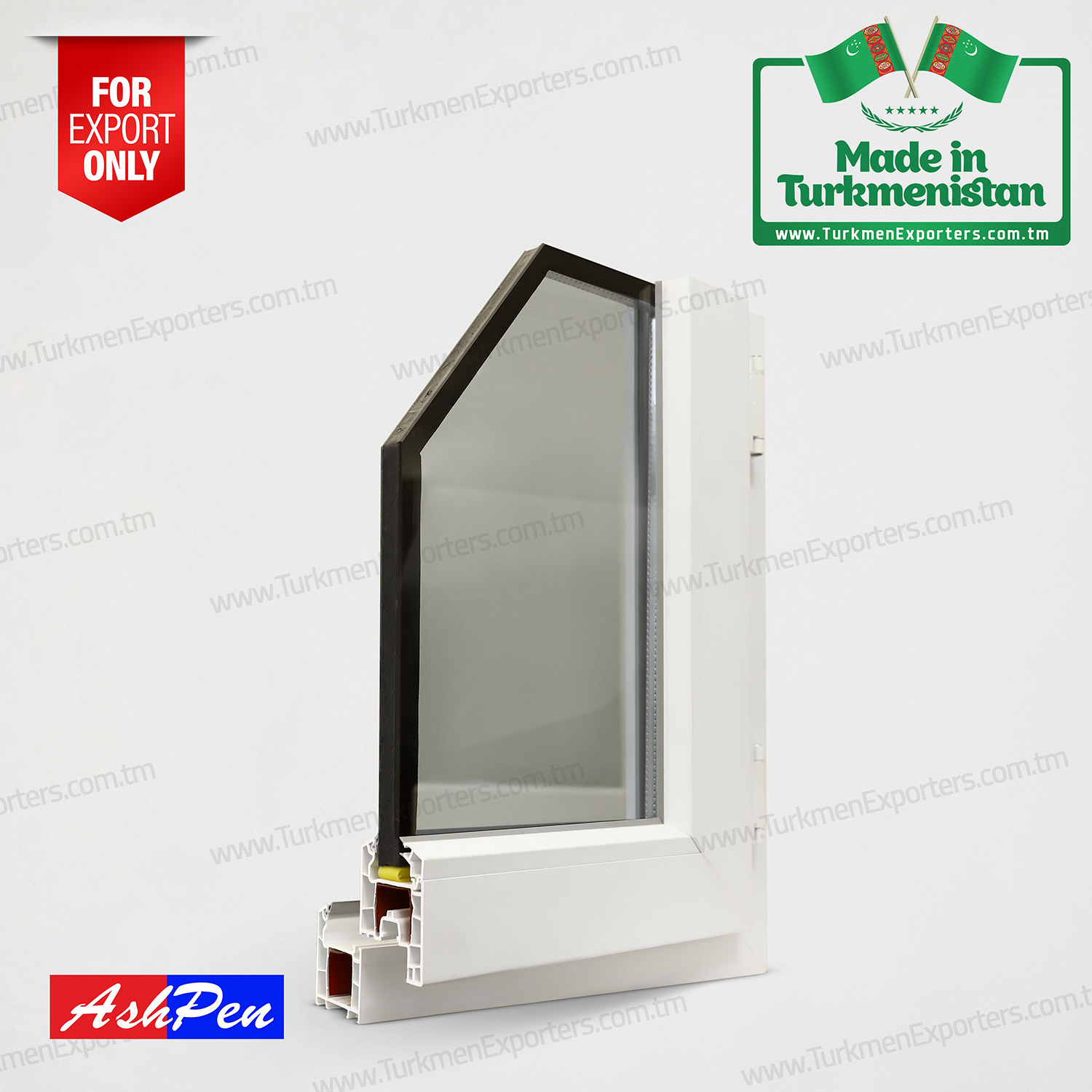 Plastic window profiles in Turkmenistan wholesale for export | Turkmen Penjire economic society