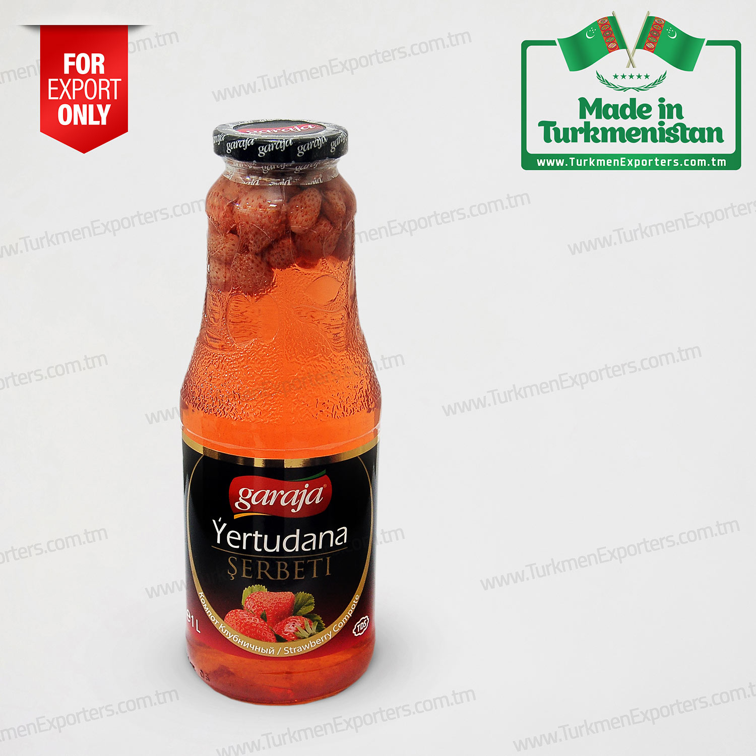 Garaja strawberry compote 1 litre | Yakyn Dost economic society