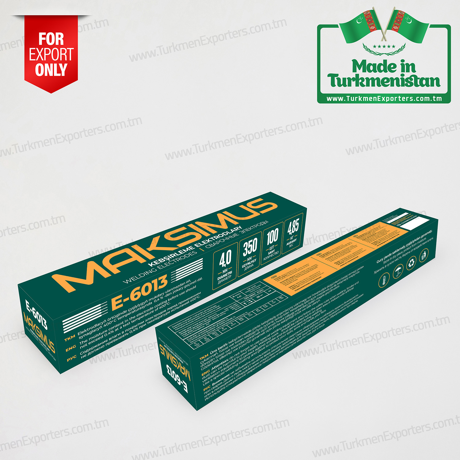 Welding electrode Maksimus wholesale for export | Nurly Gozyetim individual enterprise