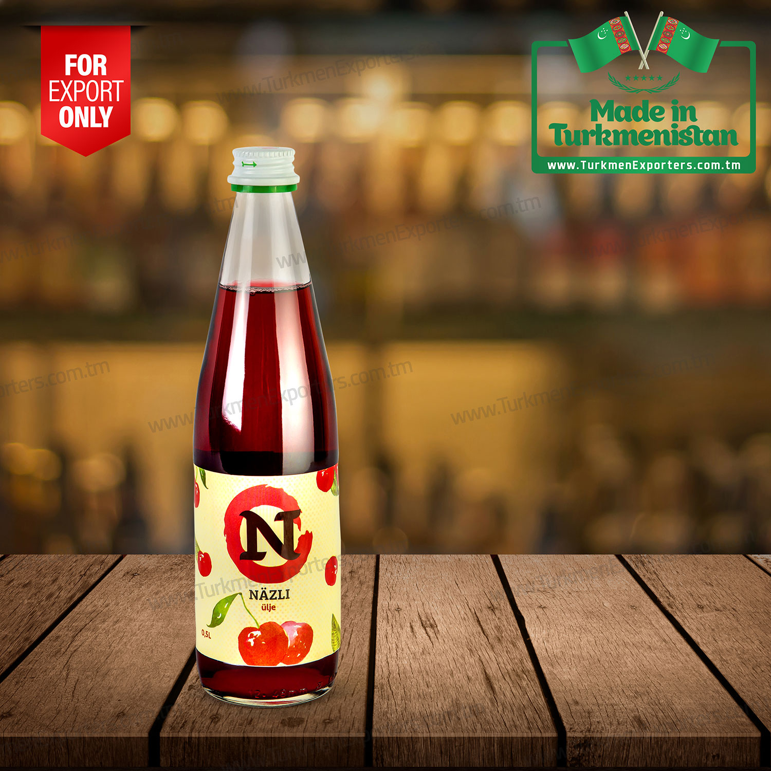 Alkolsüz gazozlu içecek Näzli 0,5 litre vişne | Yüpekçi limited şirketi