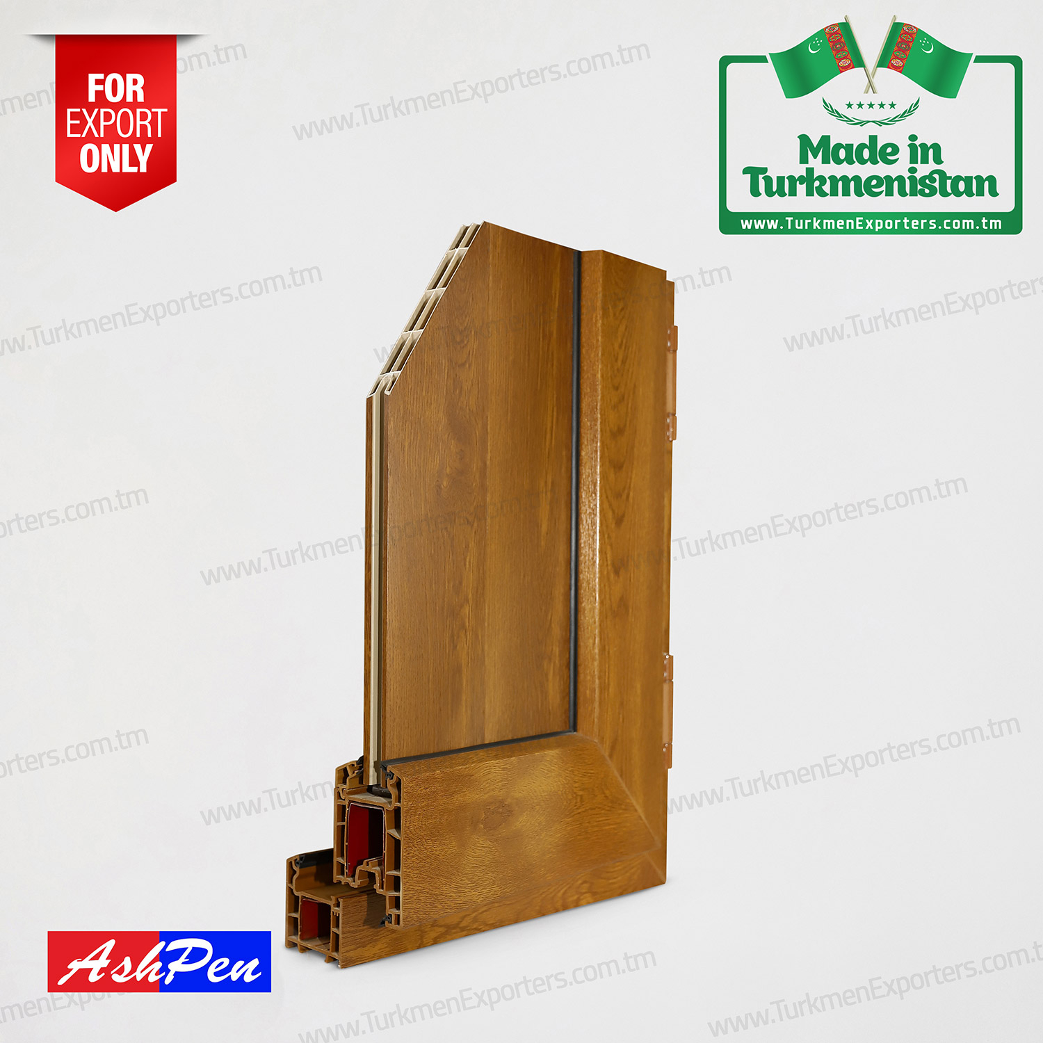 Plastic profiles for windows and doors | Turkmen Penjire economic society