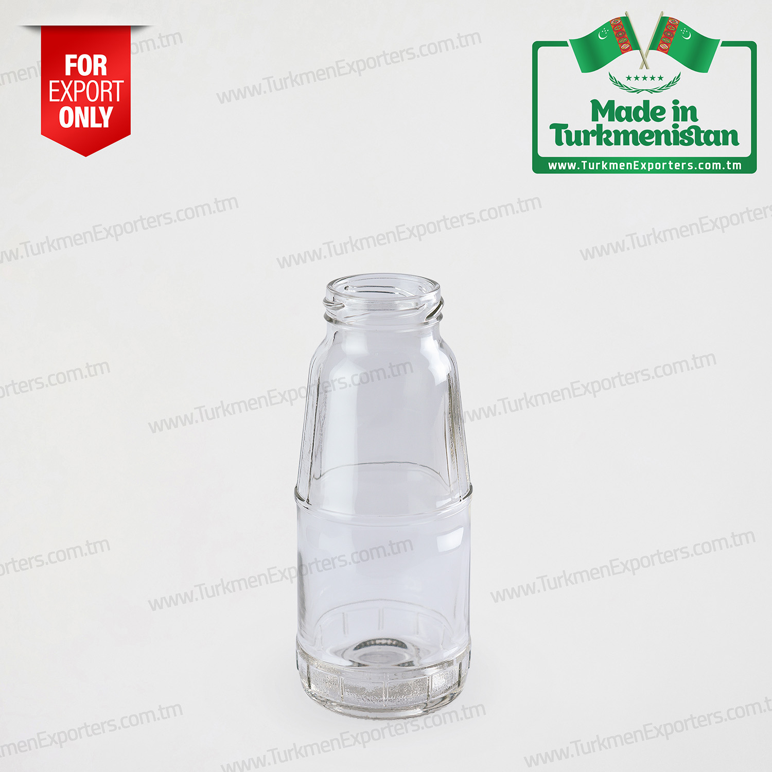Стеклянная тара для соков в Туркменистане | Предприятие Туркмен Айна Онумлери