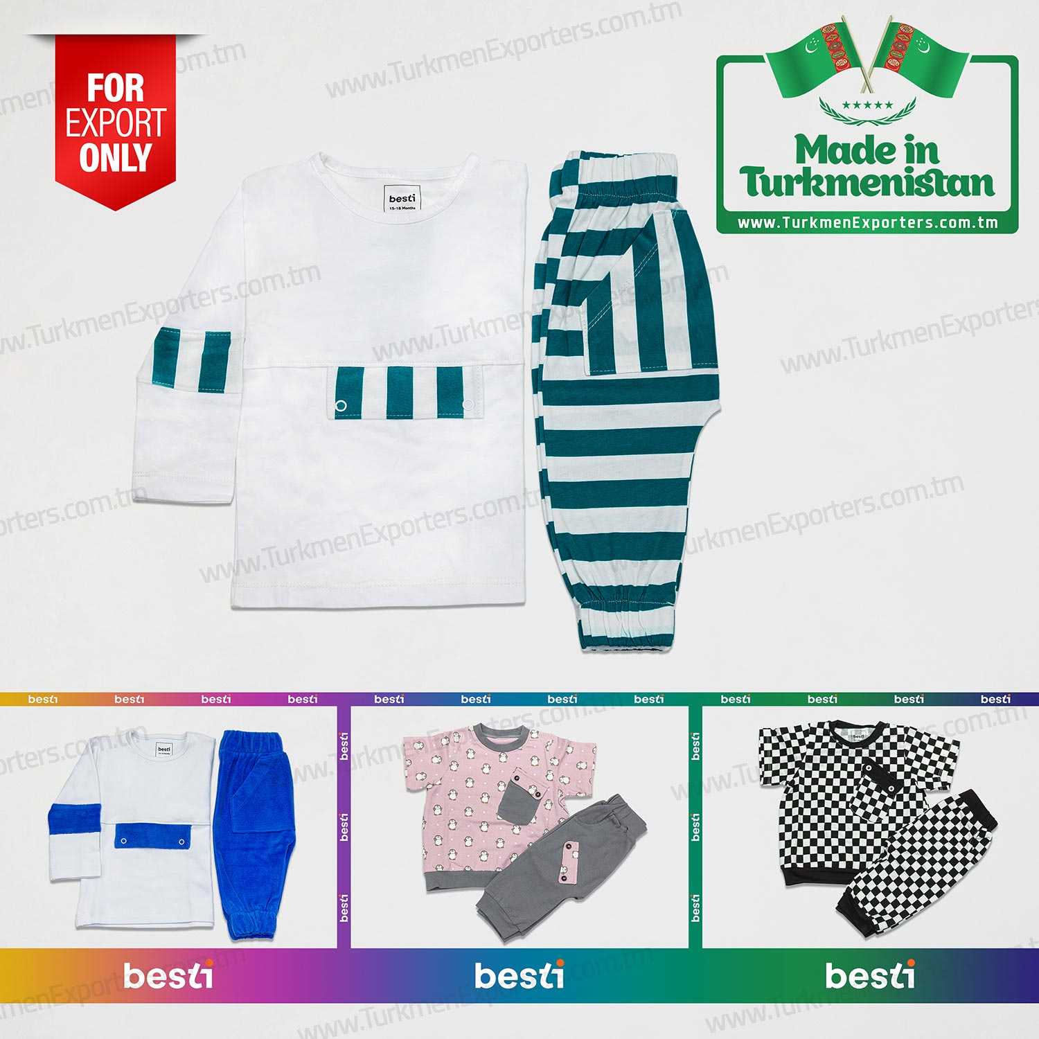 Детская одежда оптом на экспорт из Туркменистана | Эсли ХО