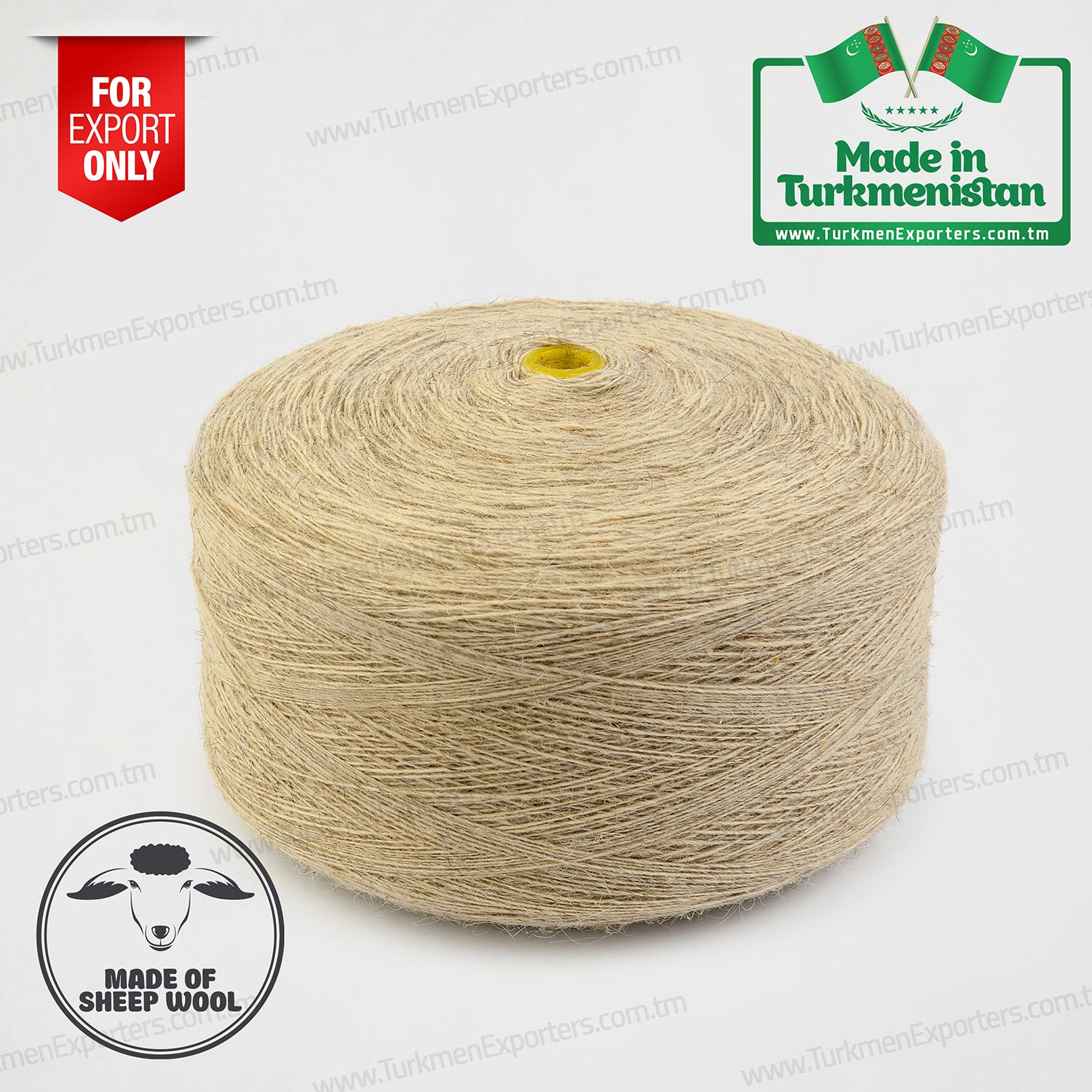 Wool yarn wholesale for export from Turkmenistan | Kerwenler individual enterprise
