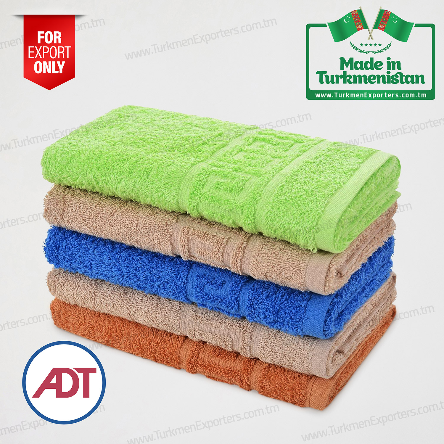 Turkmenistan 100% cotton terry towel | Ashgabat Textile Complex