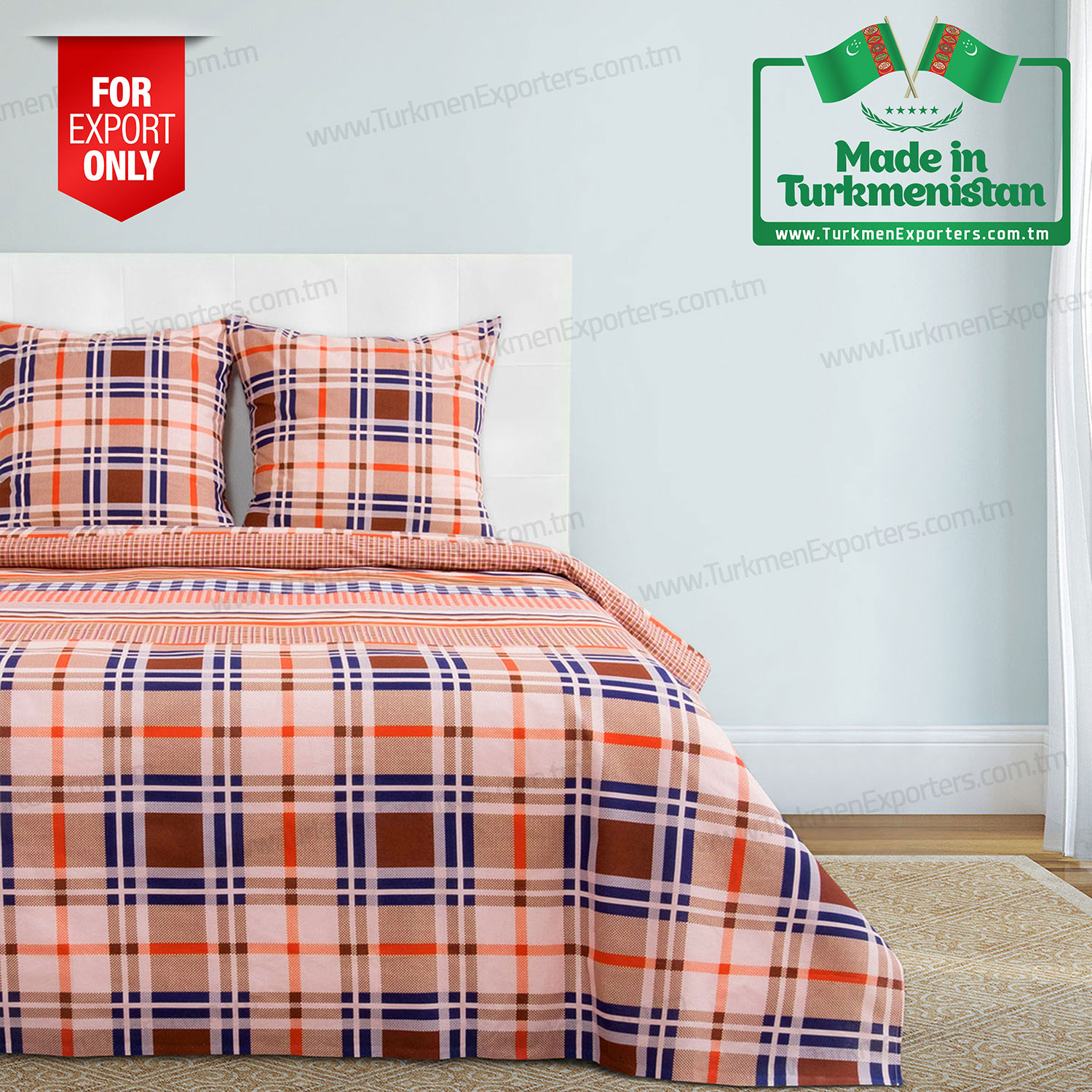 Flanel nevresim takımları Türkmenistan ürünü | Türkmenbaşı Tekstil Kompleksi
