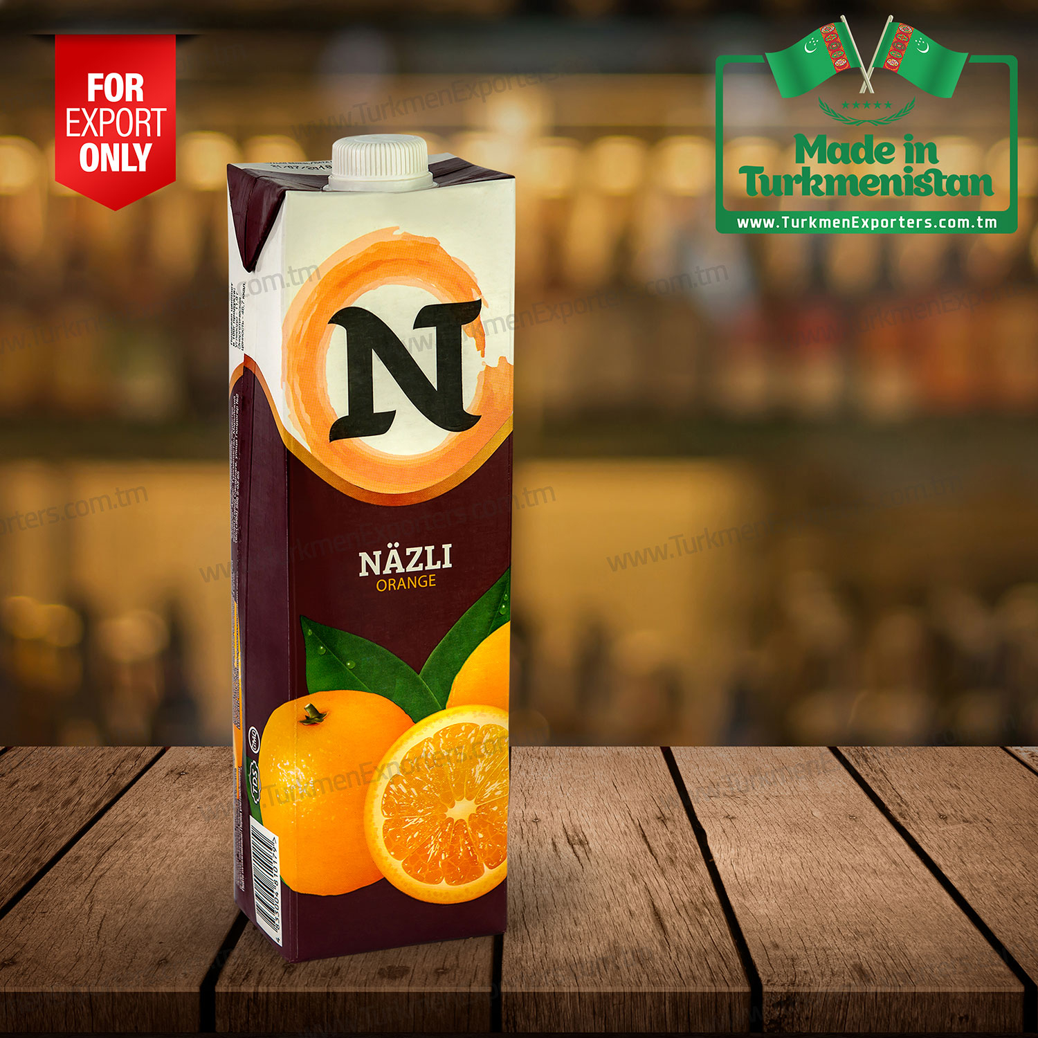 Pyrtykalyň miwe şiresi Näzli 1 Litr | Ýüpekçi HJ