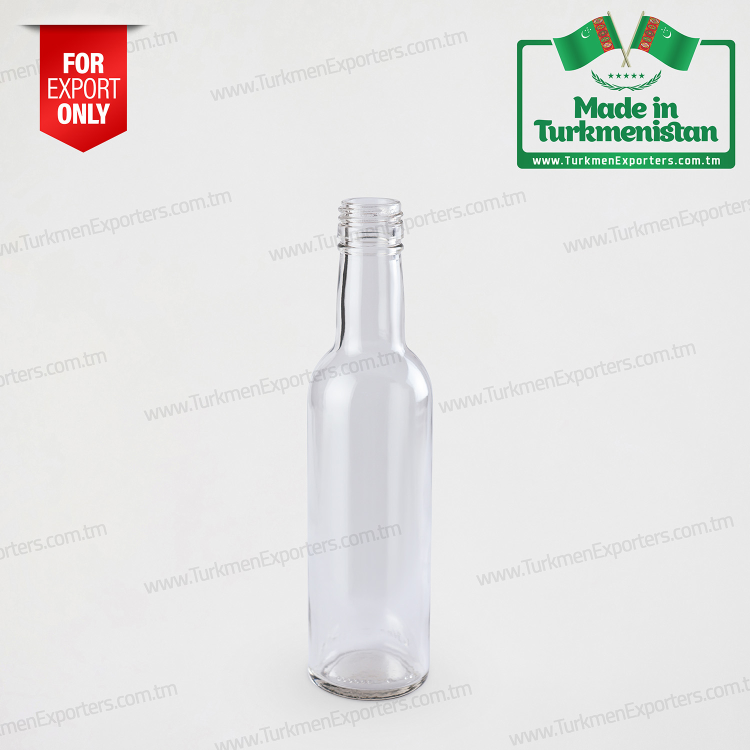 Стеклянные бутылки для алкогольных напитков Произведено в Туркменистане | Предприятие Туркмен Айна Онумлери