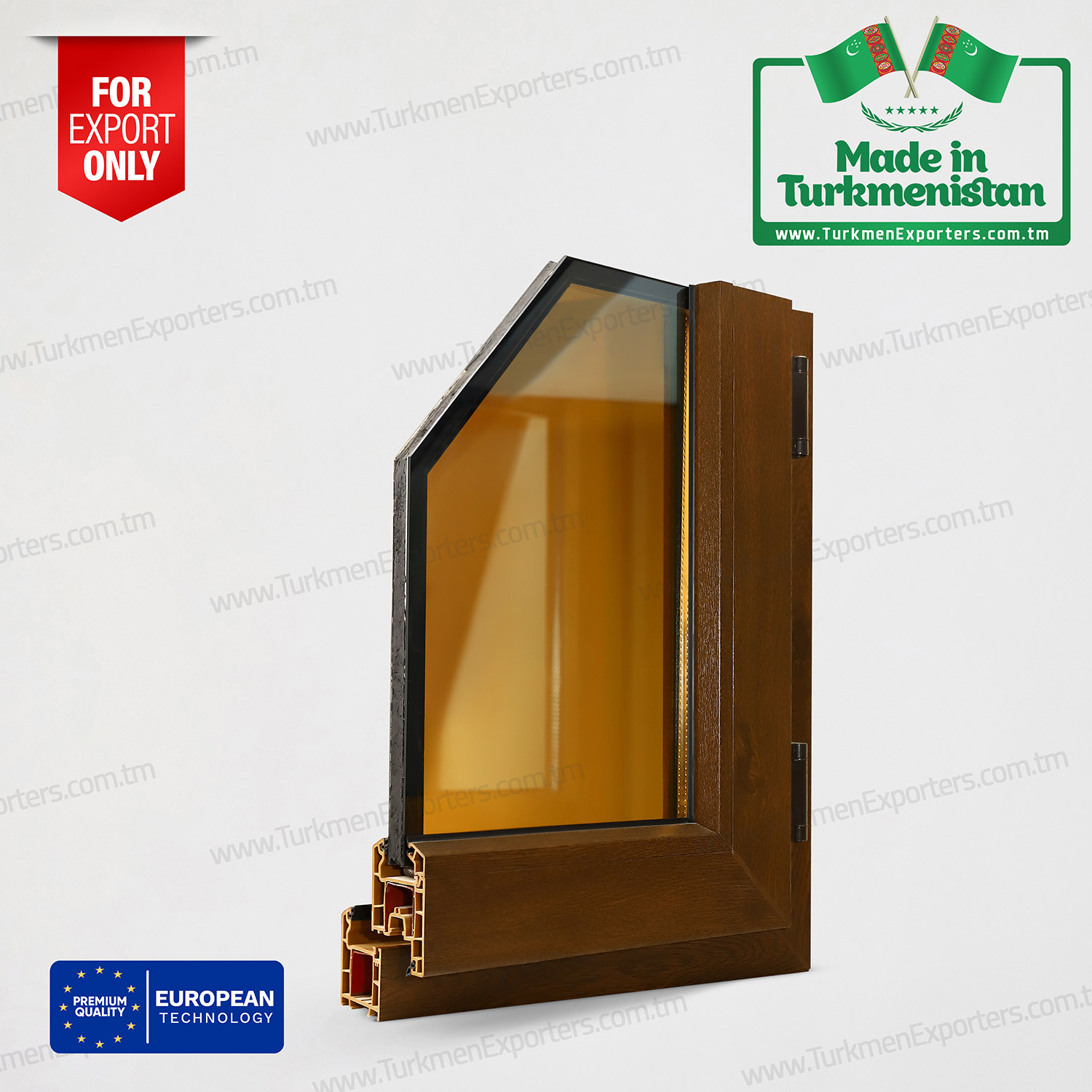 PVC plastic door and window profiles | Turkmen Penjire economic society