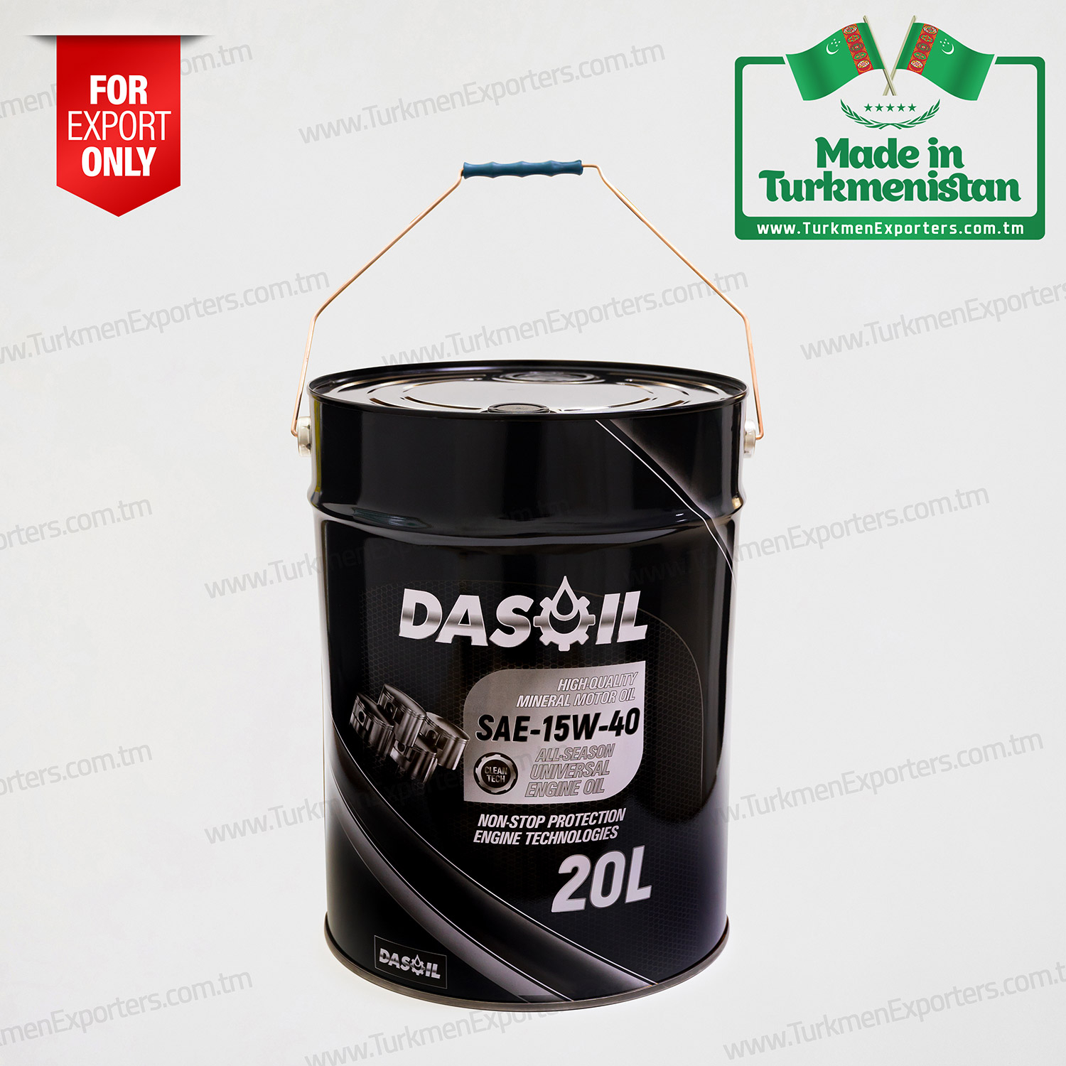 Mineral motor oil SAE 15W-40 DASOIL 20L | Ynamly Yag economic society