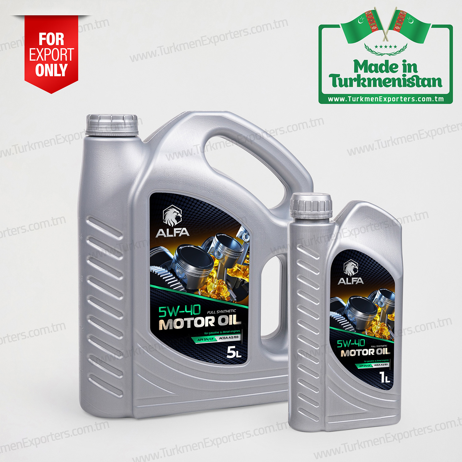 Alfa motor oil SAE 5W-40 | Yhlasly Nazar individual enterprise