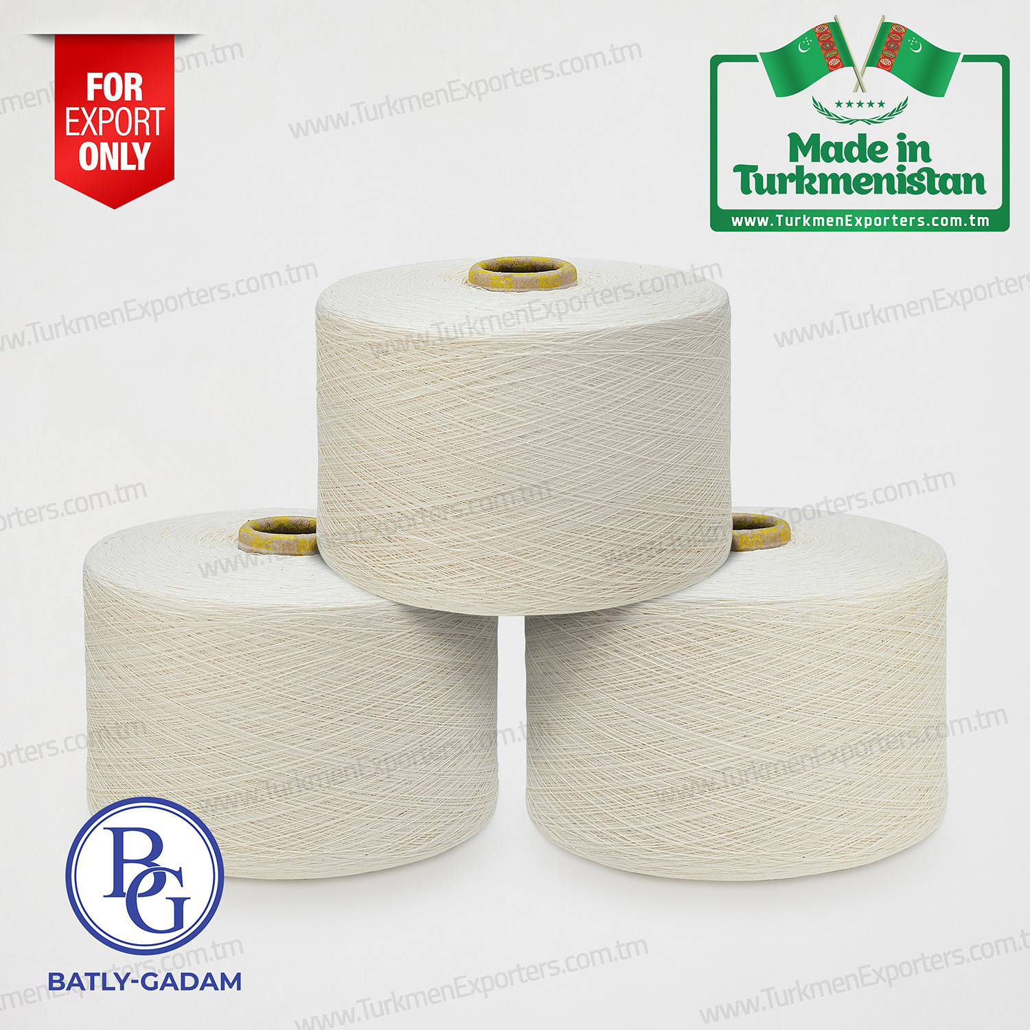 Cotton yarn wholesale from Turkmenistan | Batly Gadam individual enterprise