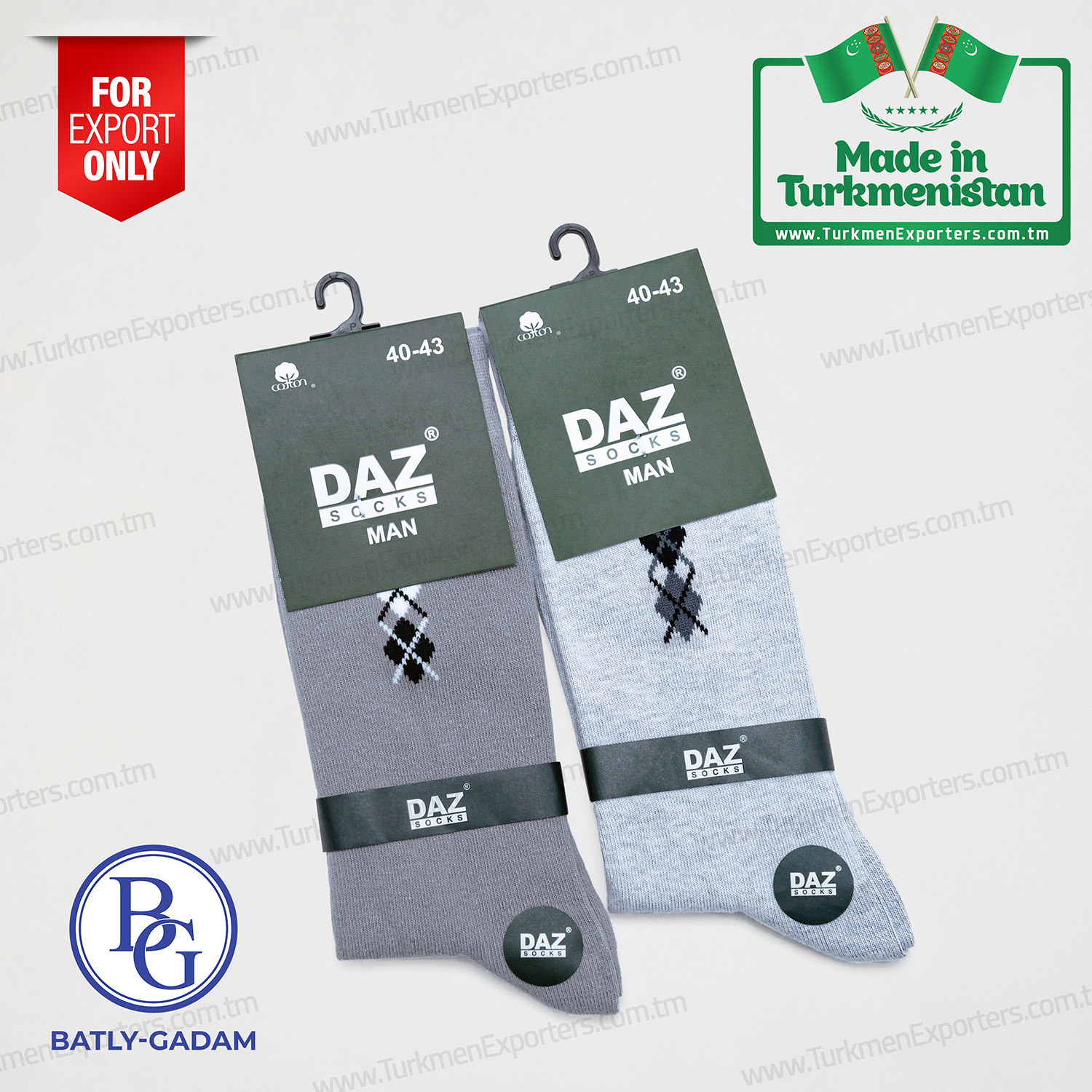Mens socks wholesale from Turkmenistan | Batly Gadam individual enterprise
