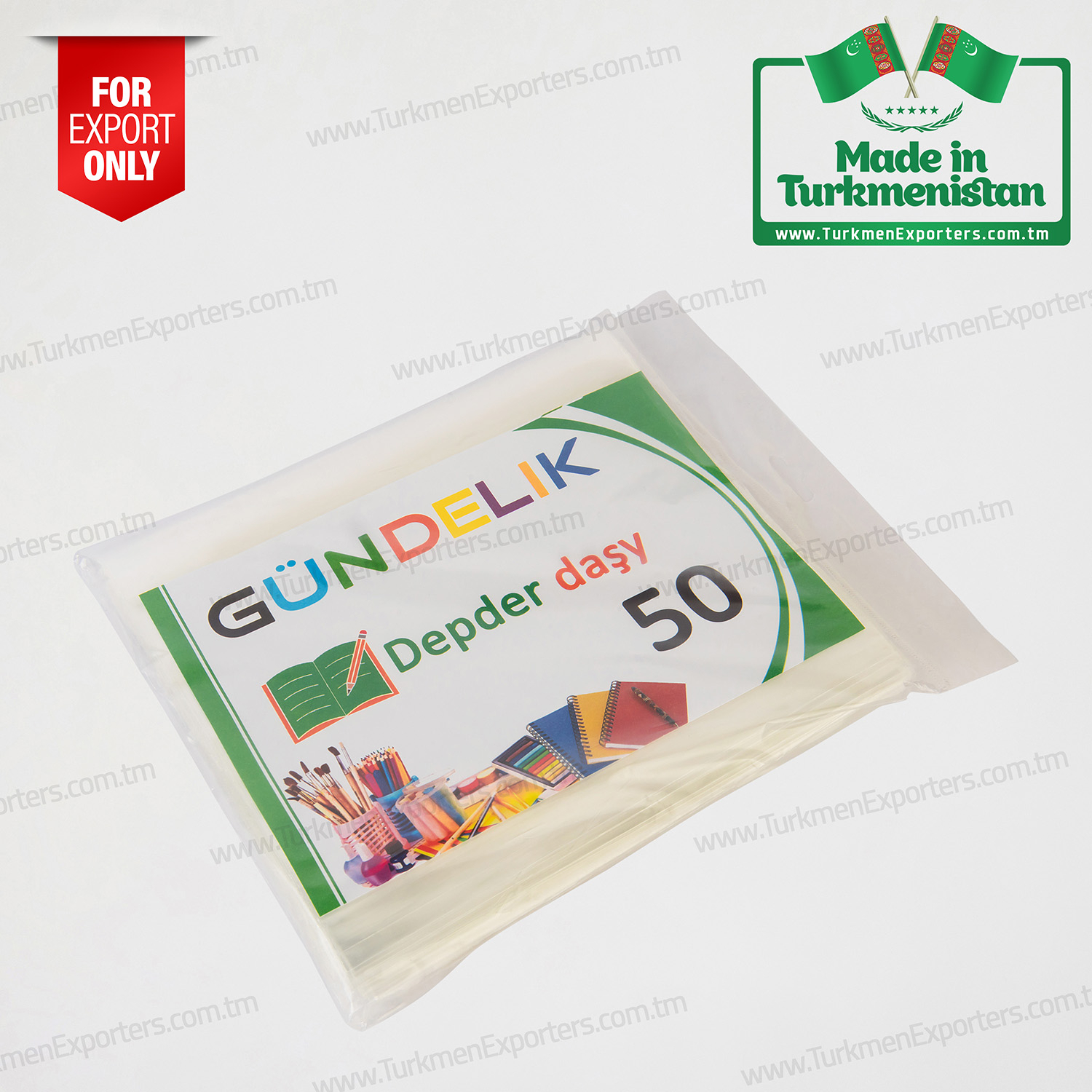 Plastic notebook cover Made in Turkmenistan | Yuwash Umman economic society