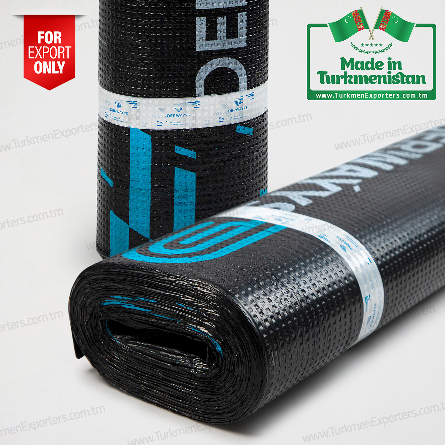 Rolled waterproofing material isogam Made in Turkmenistan | Derwayys individual enterprise