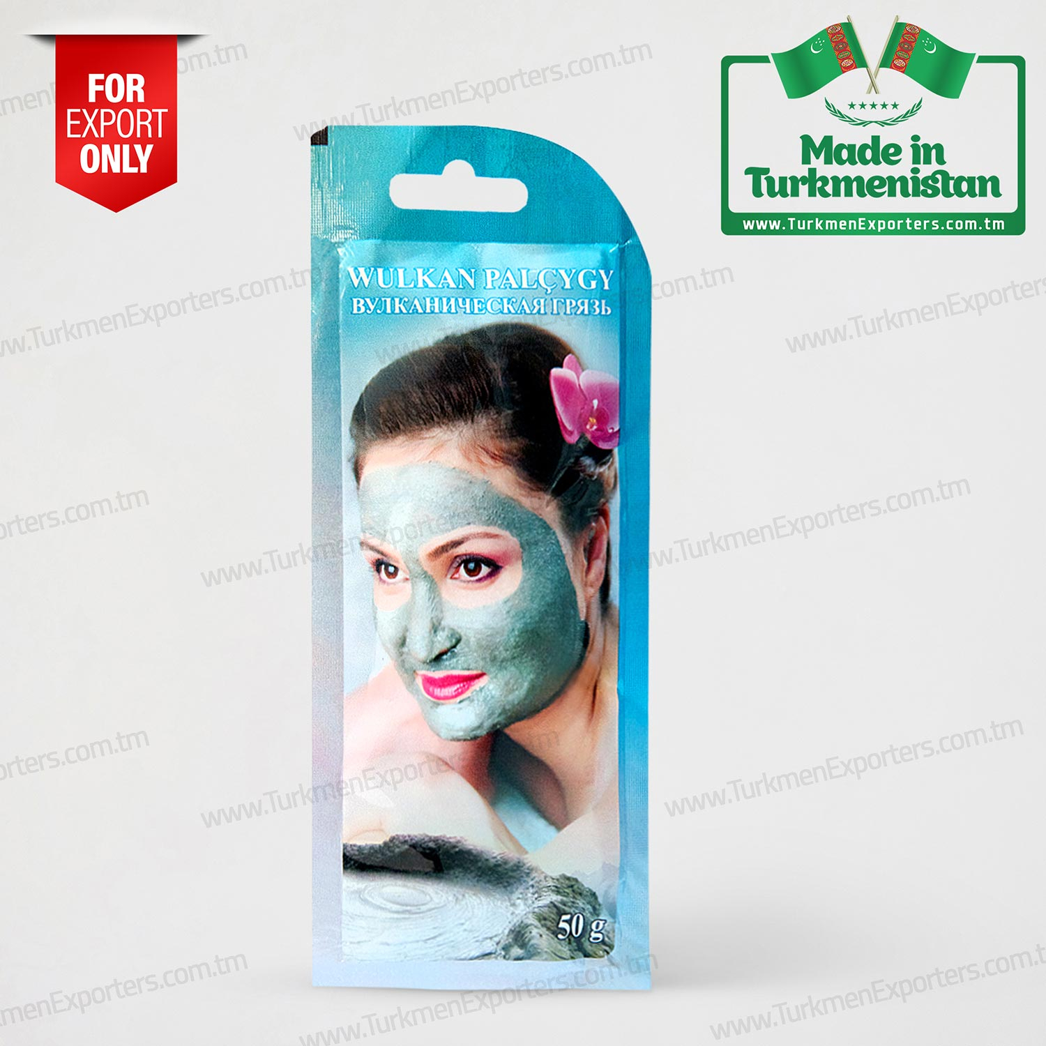 Volkanik çamur Mollagara 50gr | Şifalı çamur ve deniz tuzu fabrikası