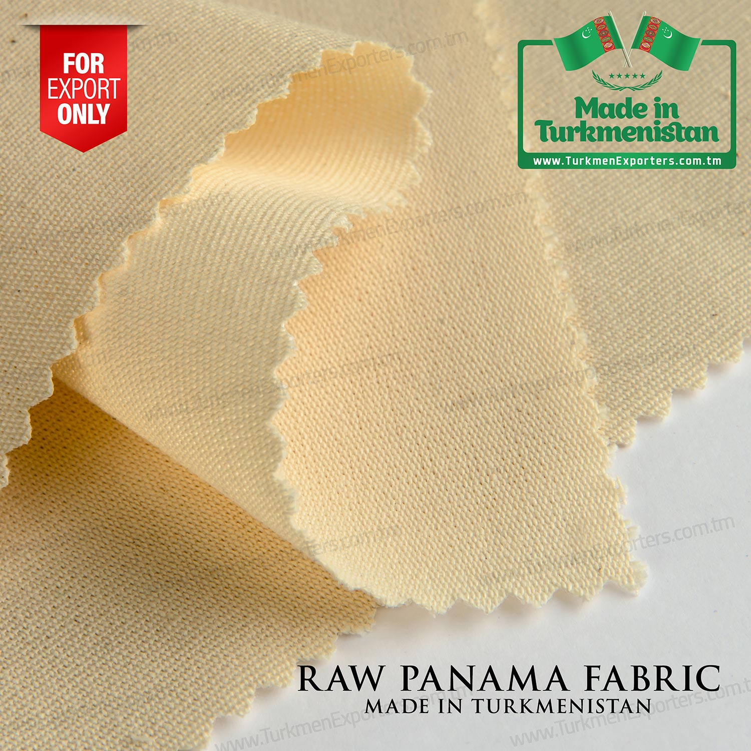 Raw panama fabric in Turkmenistan wholesale for export | Ruhabat Textile Complex