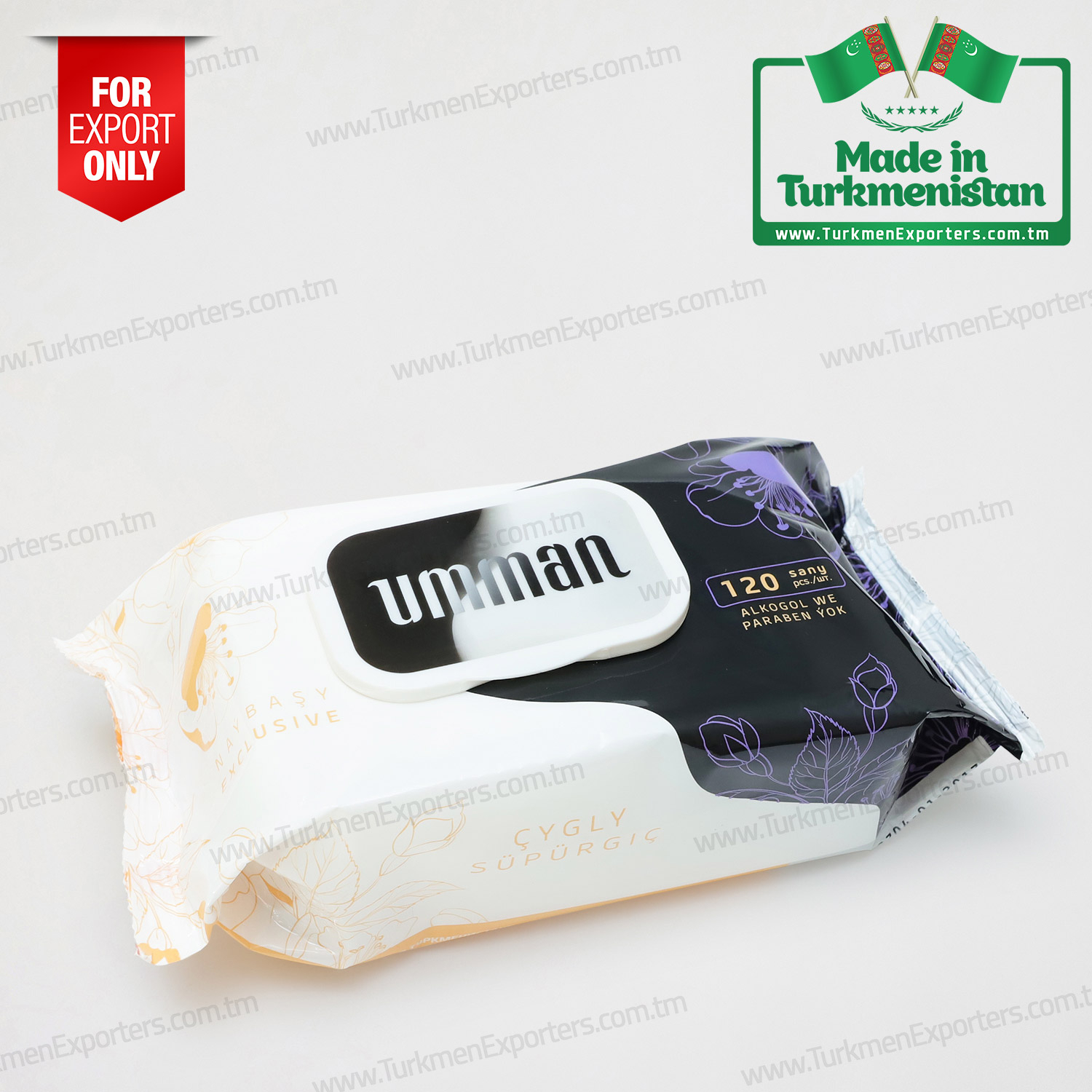 Perfumed wet wipes Umman 120pcs | Umytly Nesil economic society