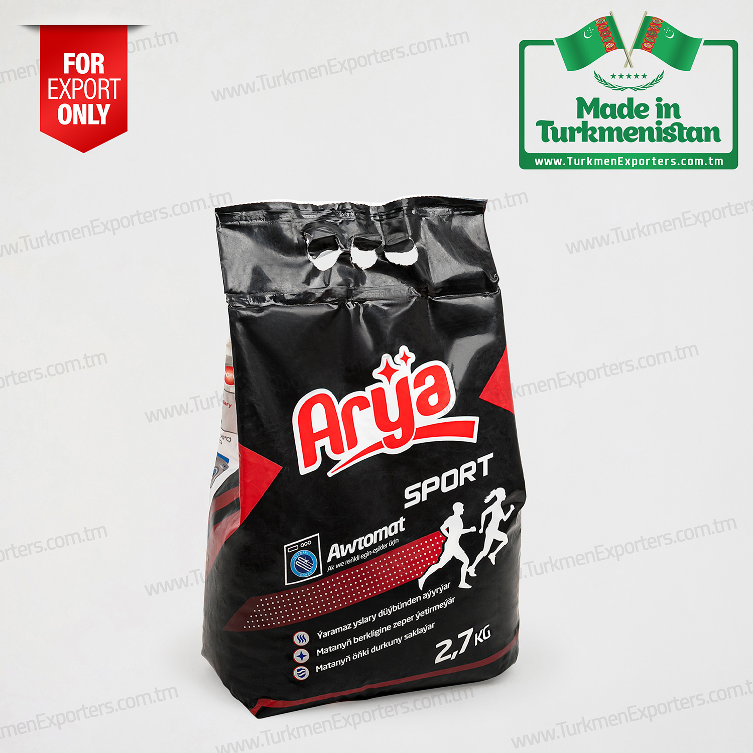 Стиральный порошок автомат Arya Sport 2,7кг | Ынамлы Максат ХО