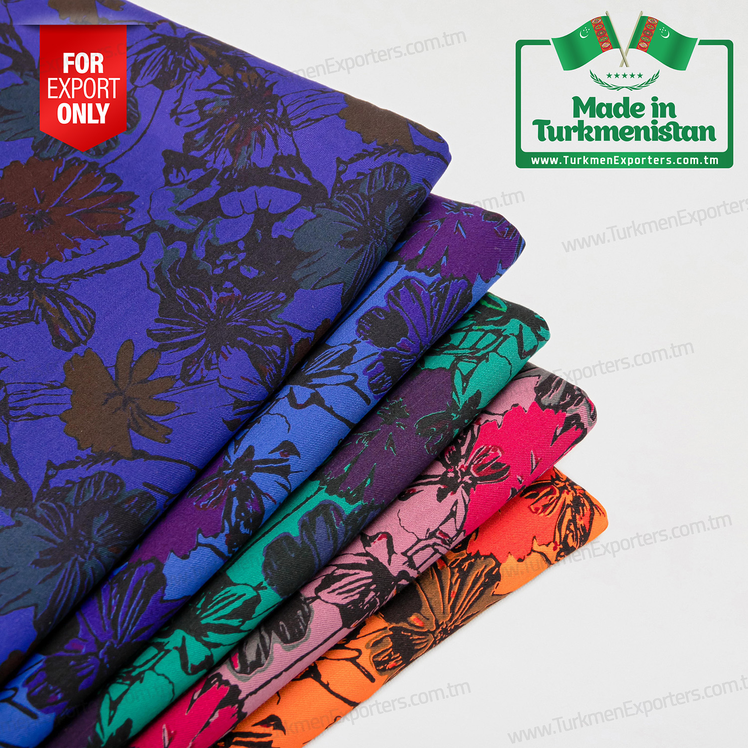 Вискозная ткань оптом на экспорт из Туркменистана | Бегшаха ИП