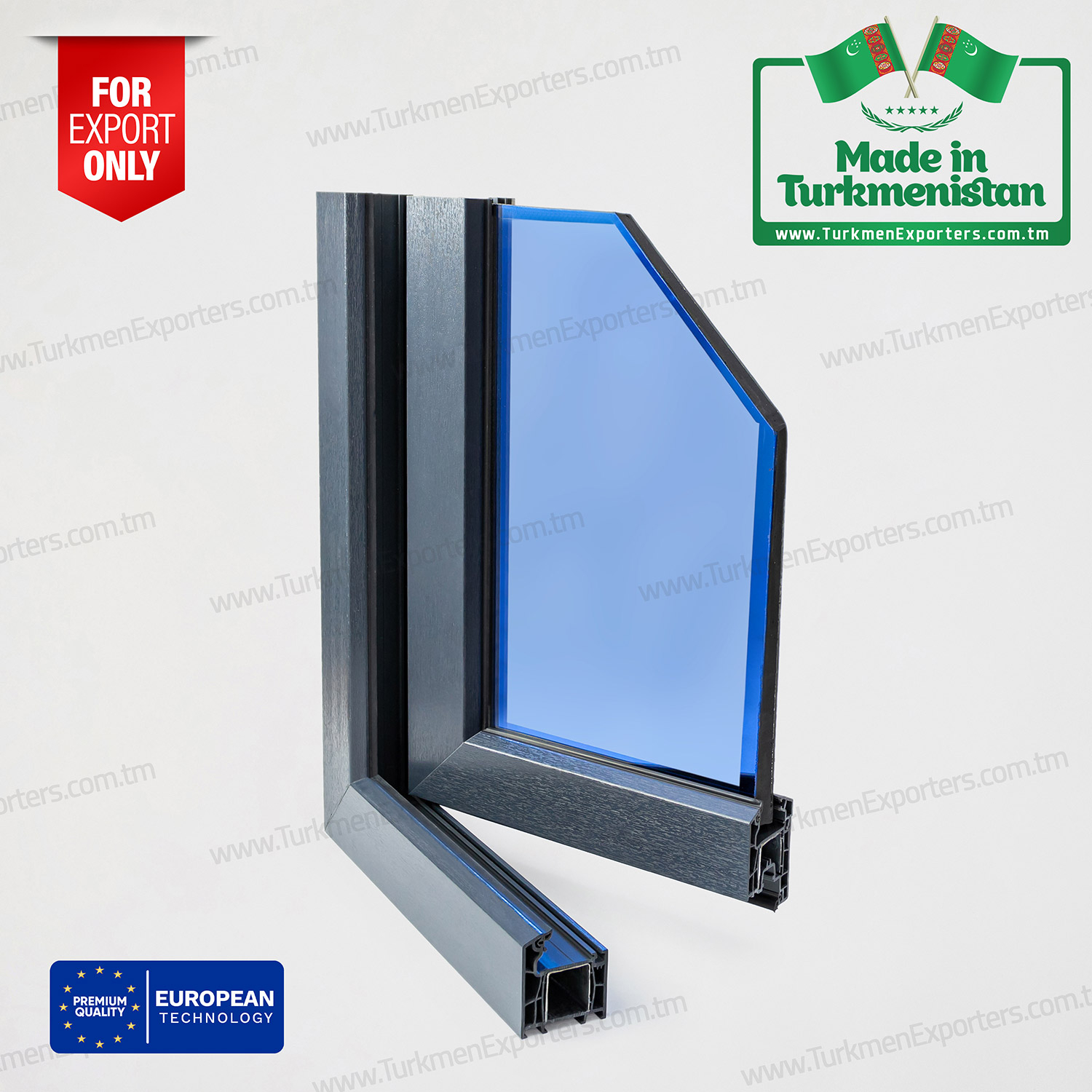 Plastic window profile Made in Turkmenistan | Turkmen Penjire economic society