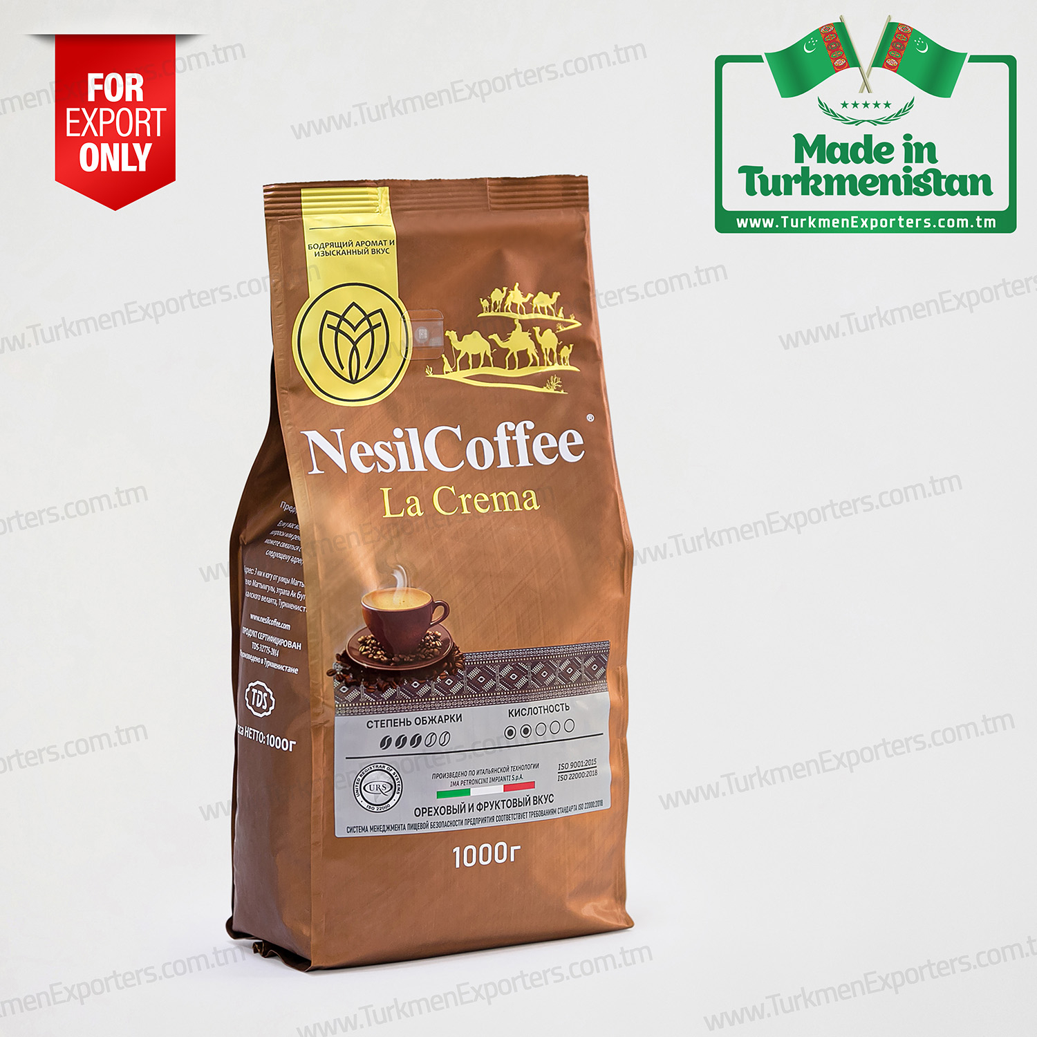 Roasted coffee in Turkmenistan wholesale for export | Nesil Kofe individual enterprise