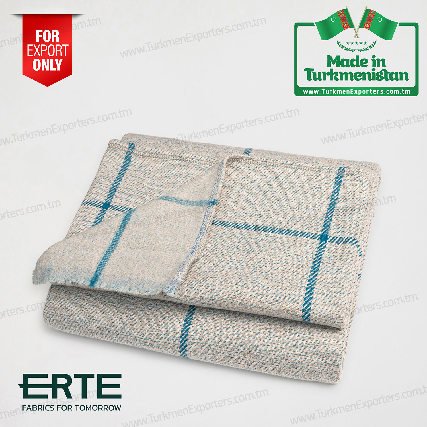 Plaid blankets Made in Turkmenistan | Abrayly Dostlar economic society