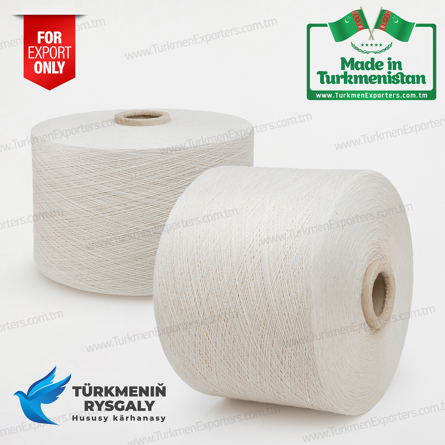 Open-end nah ýüplük Ne20/1 | Türkmen Eksport, Import & Söwda Hyzmatlary HK