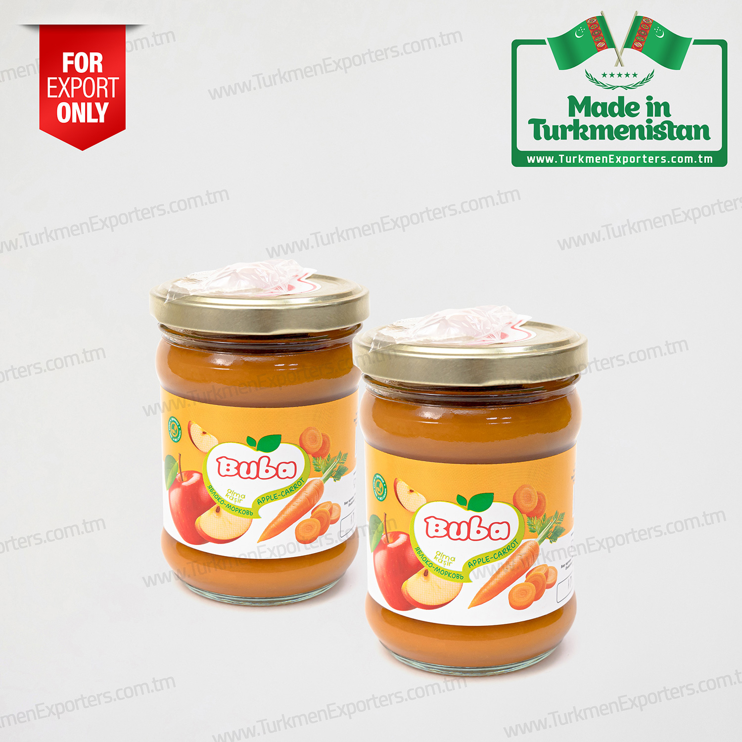 Apple carrot puree Buba 230gr | Arsh economic society