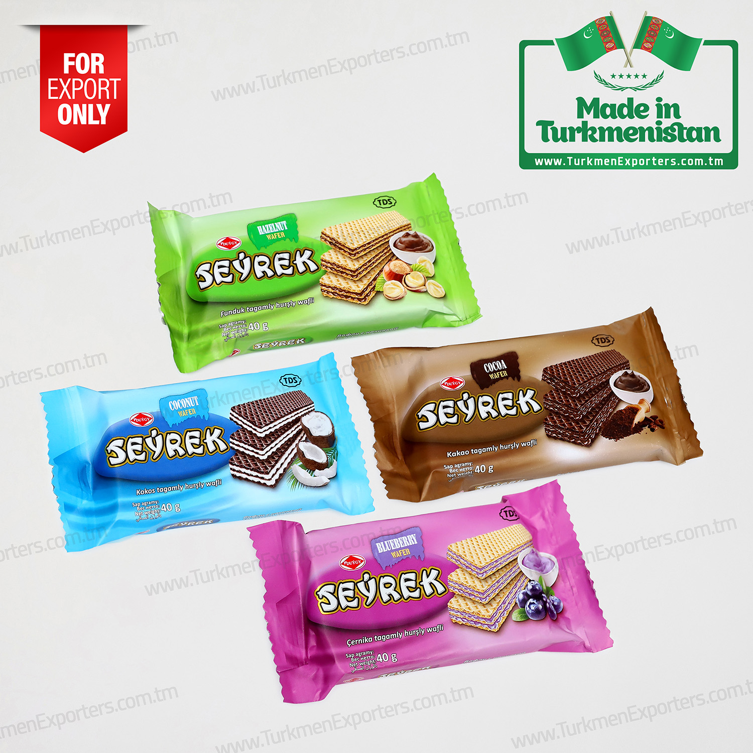 Wafers Made in Turkmenistan | Duygy Confectionary Factory