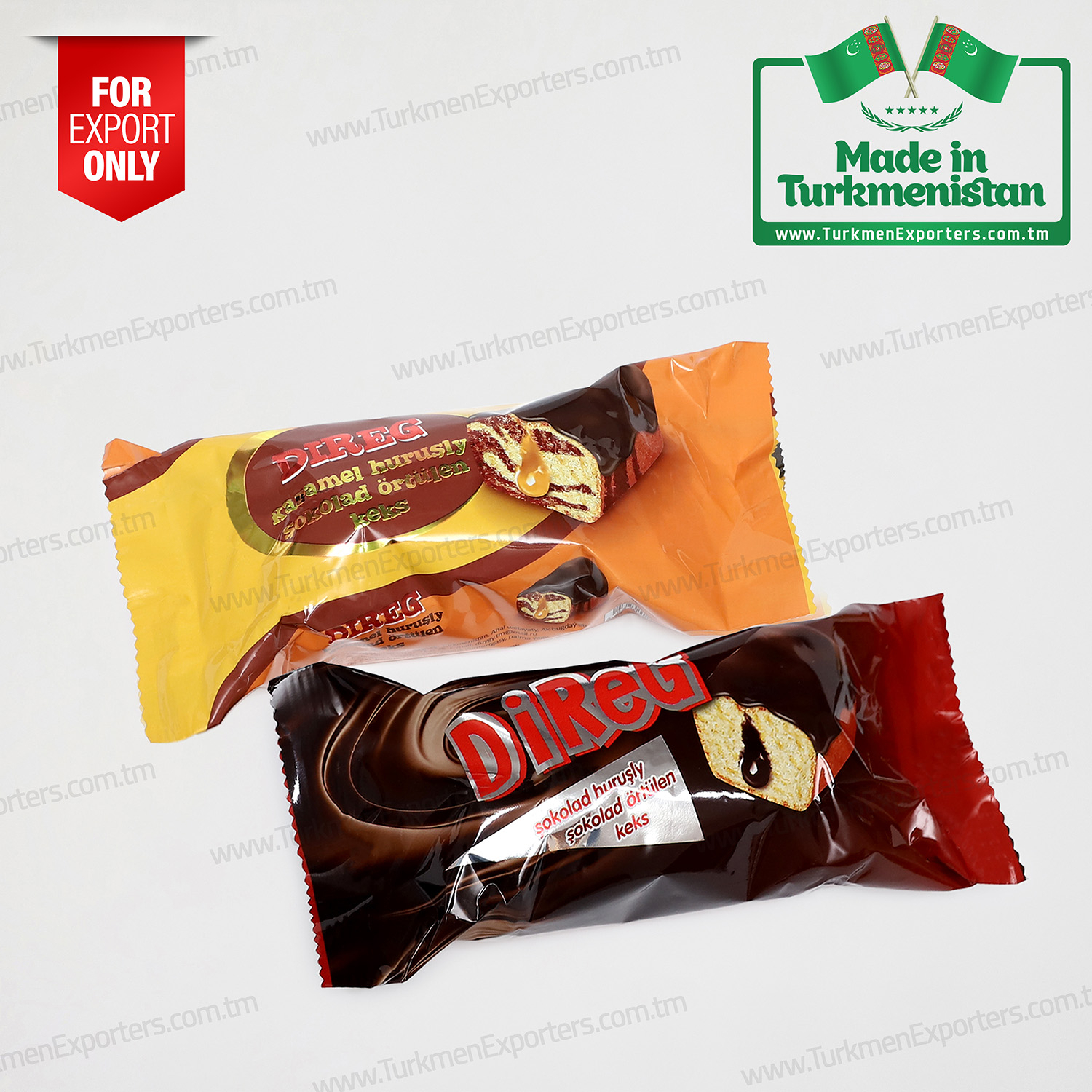 Chocolate coated cakes wholesale from Turkmenistan | Duygy Confectionary Factory