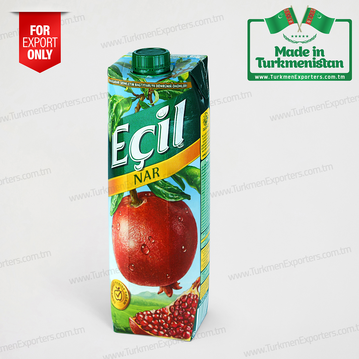 Pomegranate fruit juice Echil 1 Litre | Parahat individual enterprise
