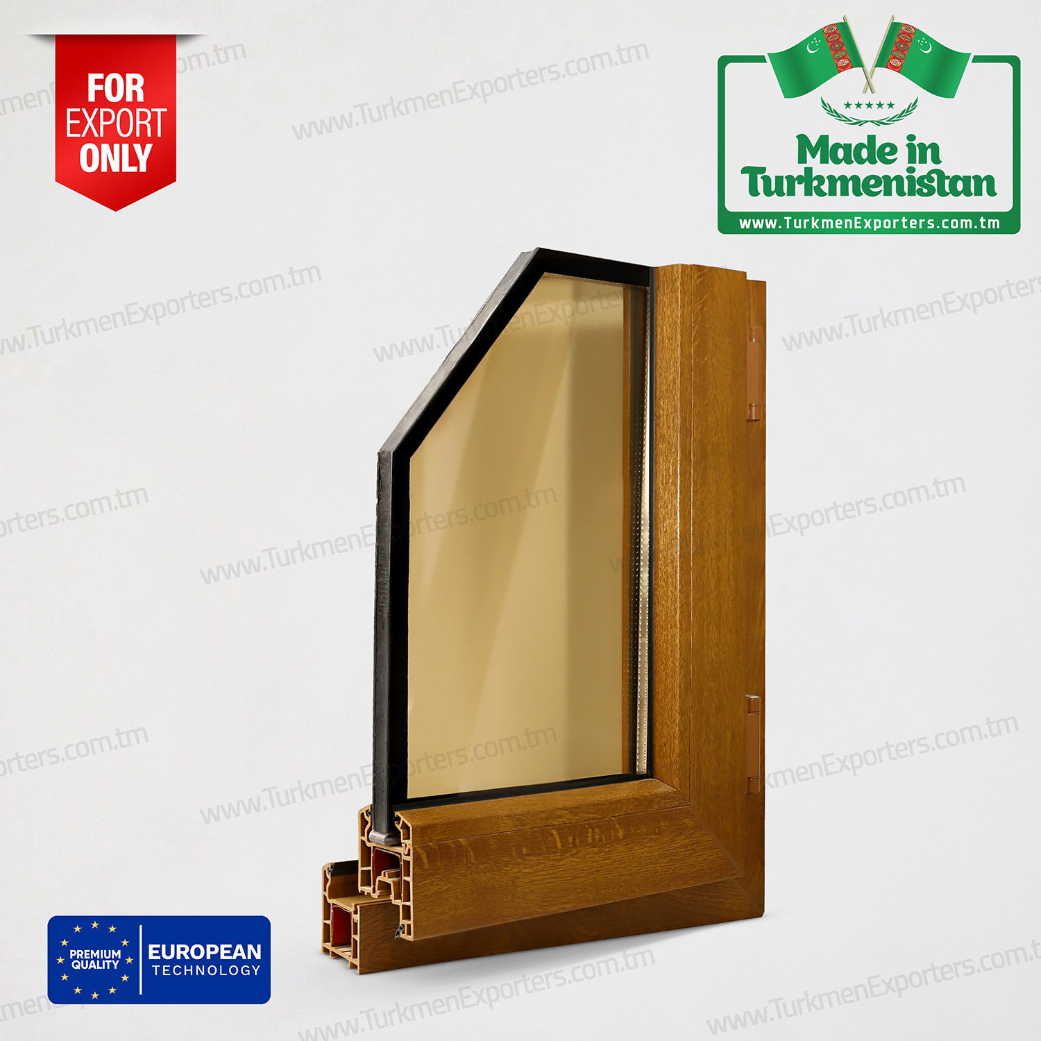 Профиль ПВХ для окон и дверей AshPen | Туркмен Пенджире ХО