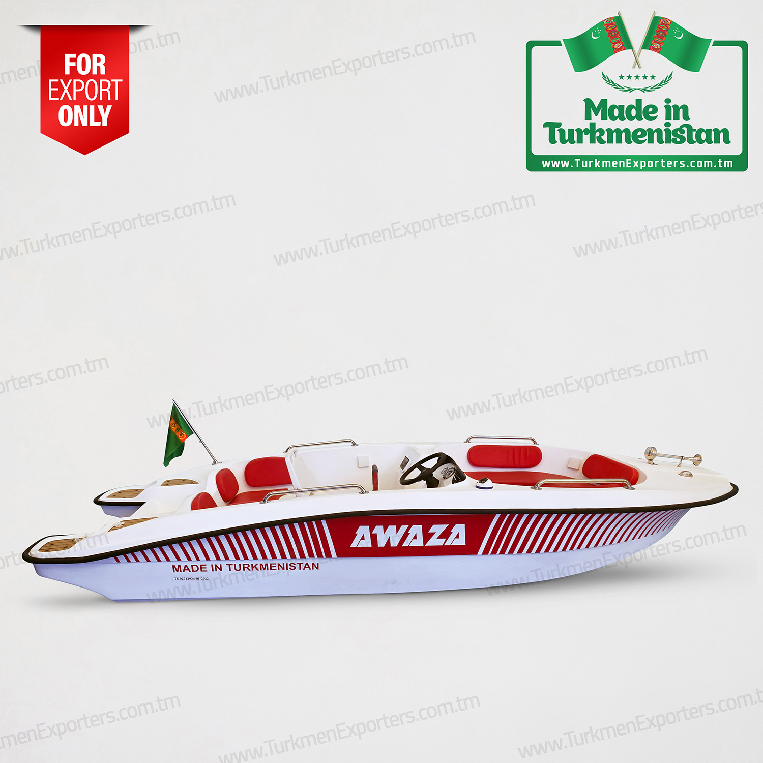 Pleasure boat Made in Turkmenistan | Shanly Mekan economic society