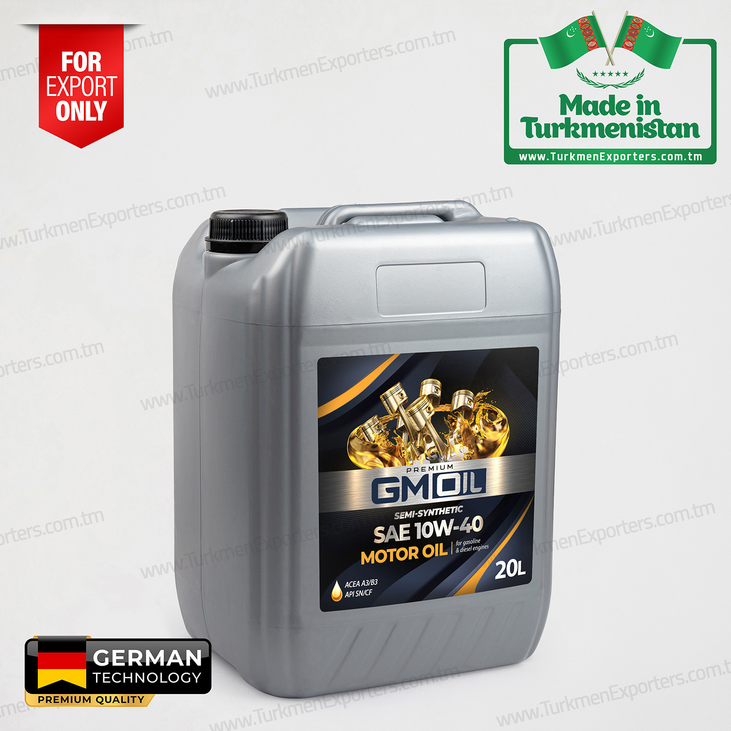 Motor oil SAE 10W-40 GM OIL 20L | Geljege Miras individual enterprise
