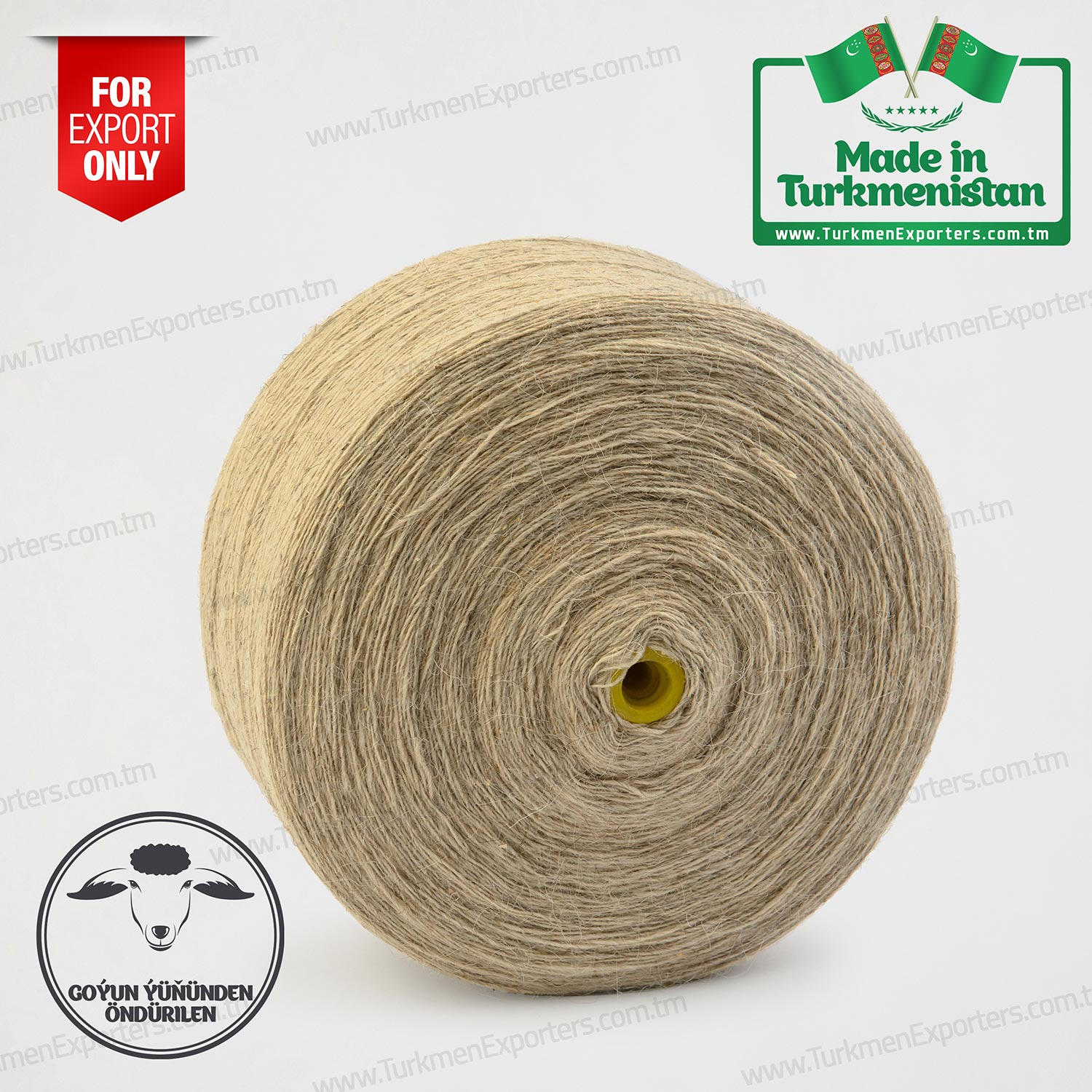 Ham yün ipliği Türkmenistan ürünü | Kervenler özel şirketi