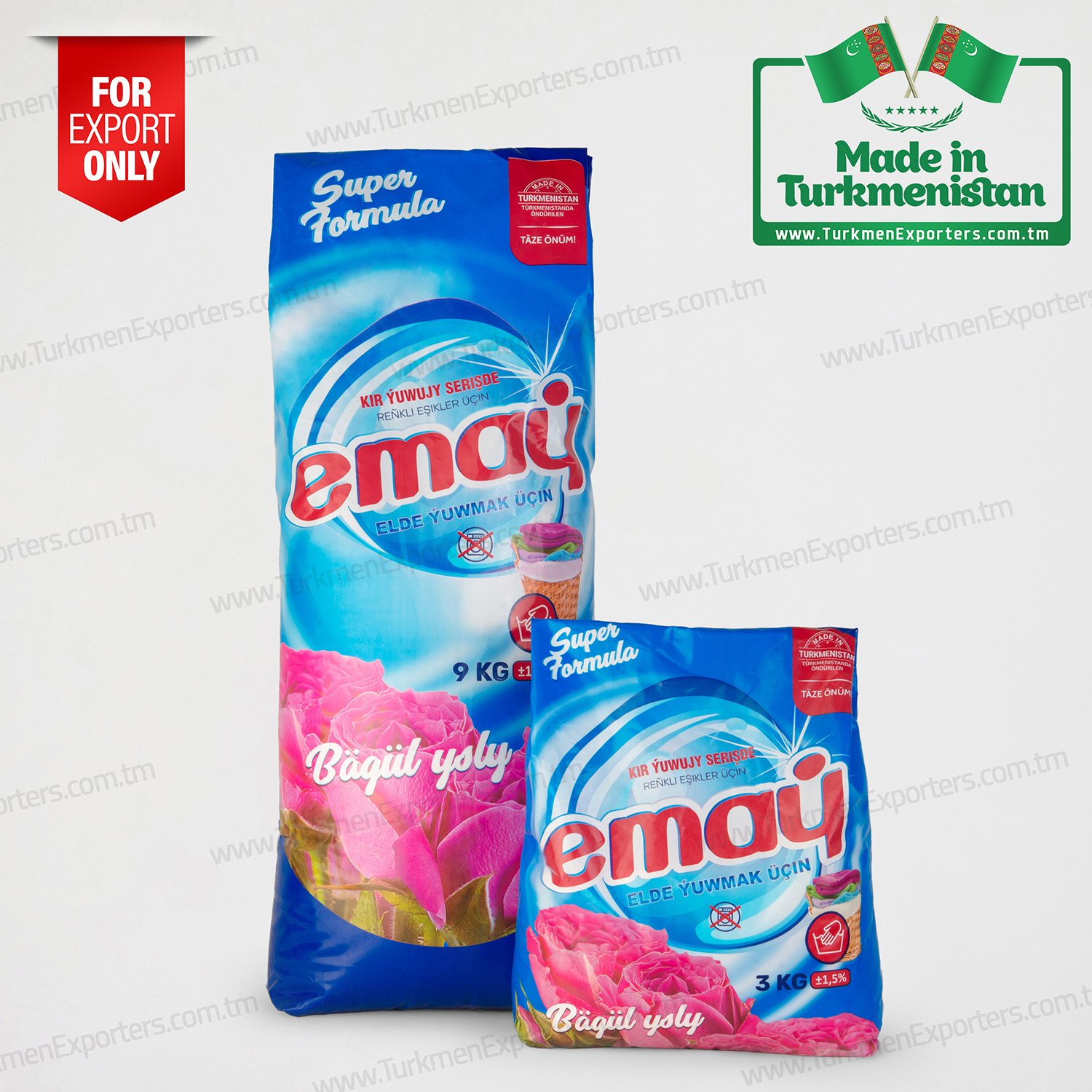 Hand washing detergent powder Emaý | Turkmen Berk Metal individual enterprise