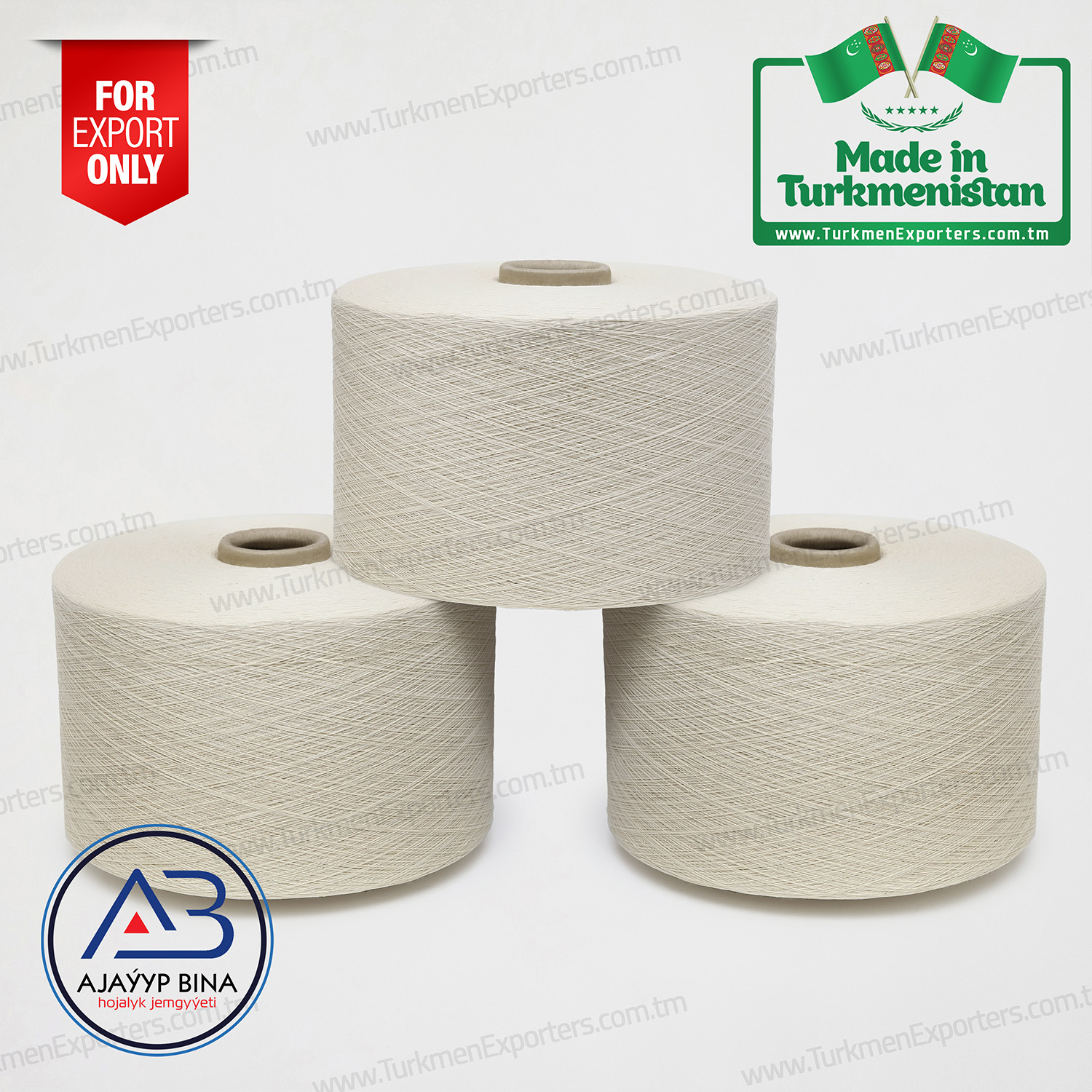 Cotton yarn Ne30/1 open-end | Ajayip Bina economic society