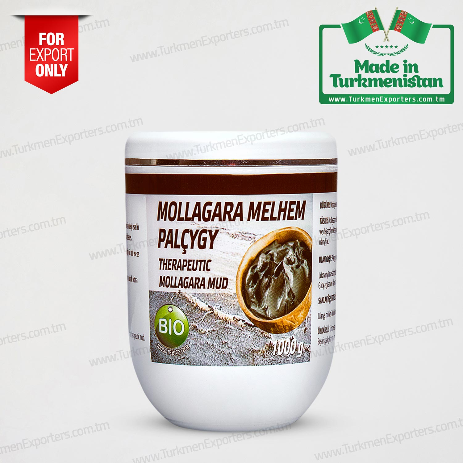 Şifalı çamur Mollagara 1000gr | Şifalı çamur ve deniz tuzu fabrikası