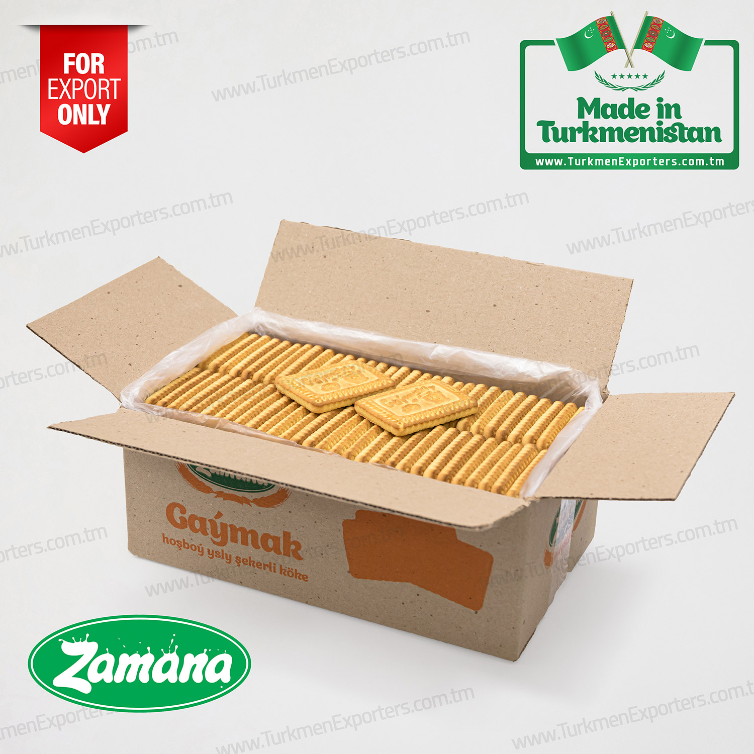 Zamana sugar cookies Gaymakly 3 kg | Zamana economic society