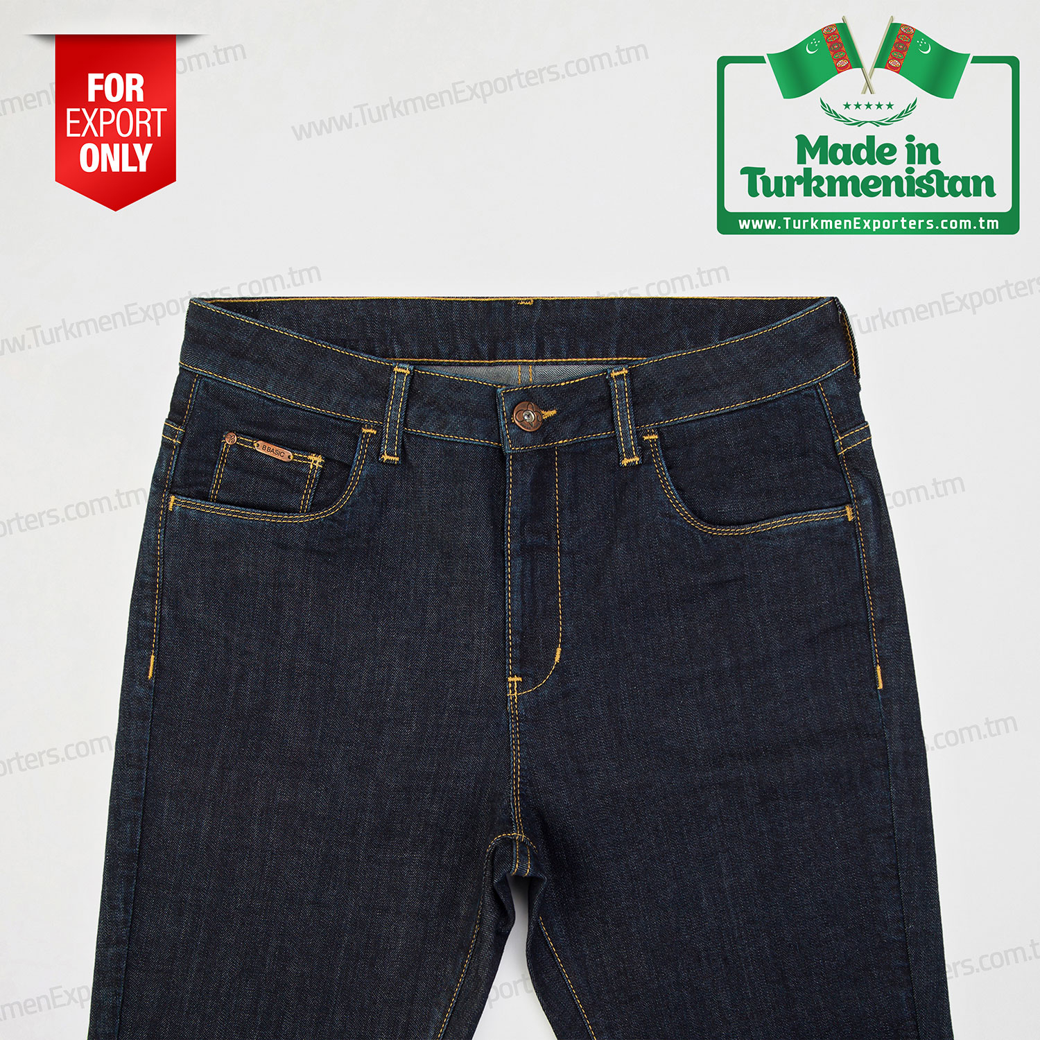 Made in Turkmenistan men's jeans | Turkmen Export Trading Services Company