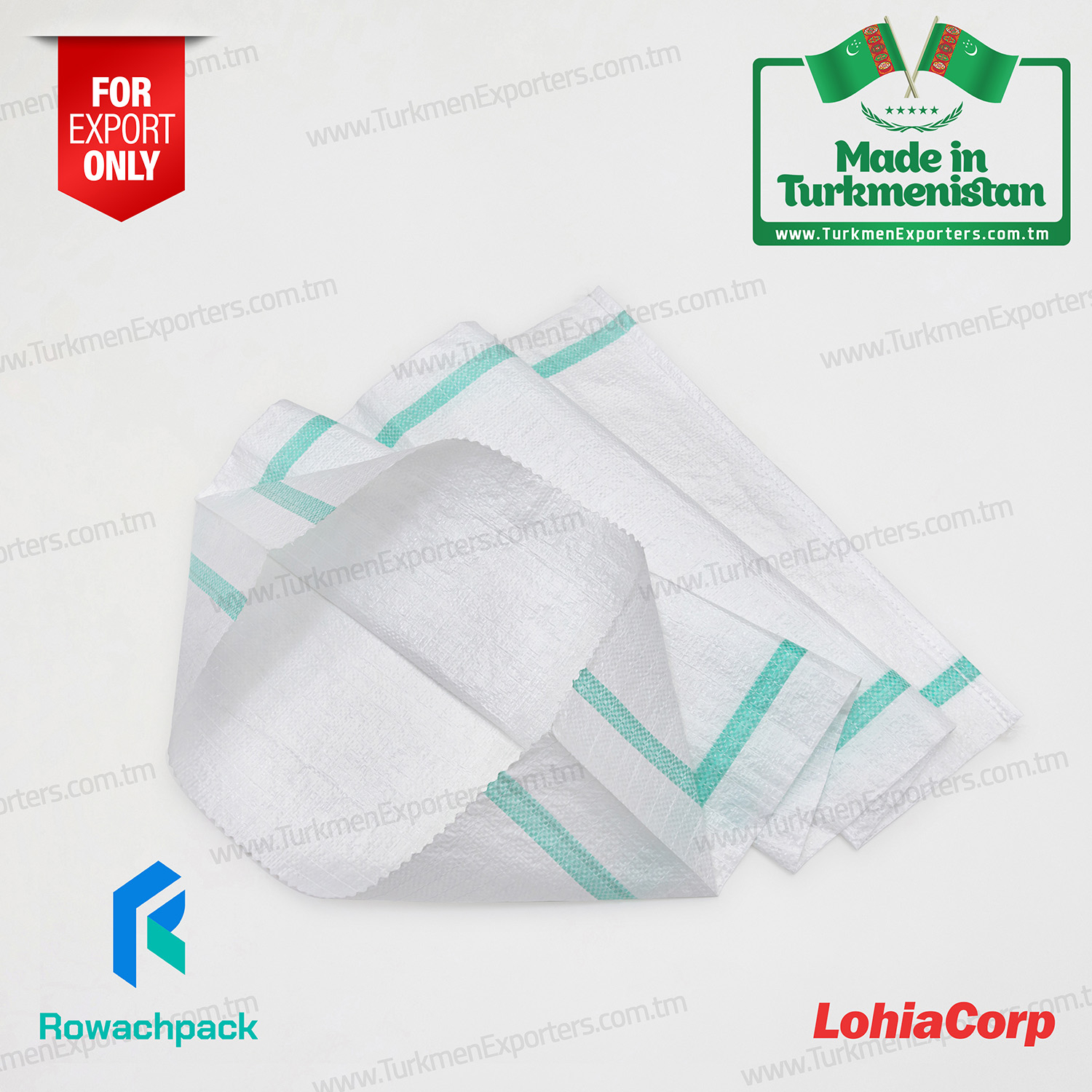 ПП мешок оптом на экспорт из Туркменистана | Ровачлан Галкыныш ИП