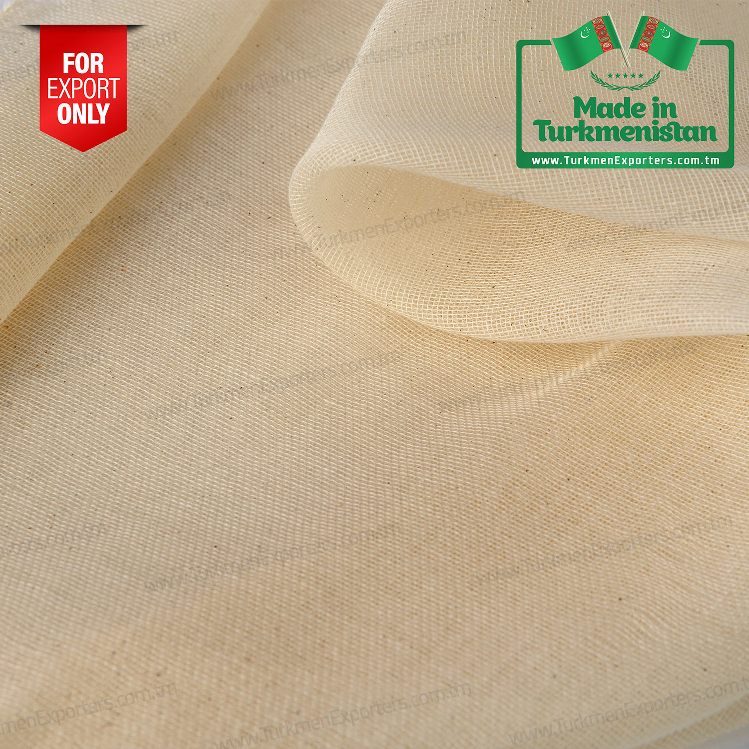 Суровая марля оптом на экспорт из Туркменистана | Ашхабадский текстильный комплекс