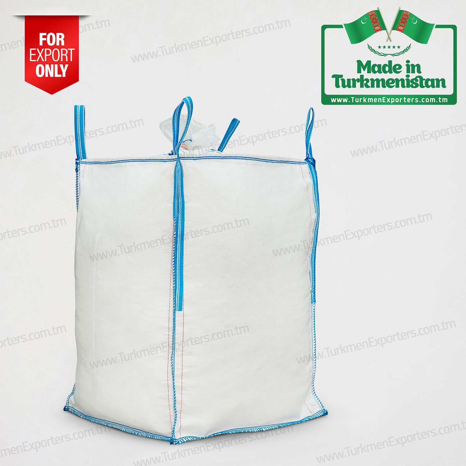 Four corner belt big bags with loading valve | Bir Dunya economic society