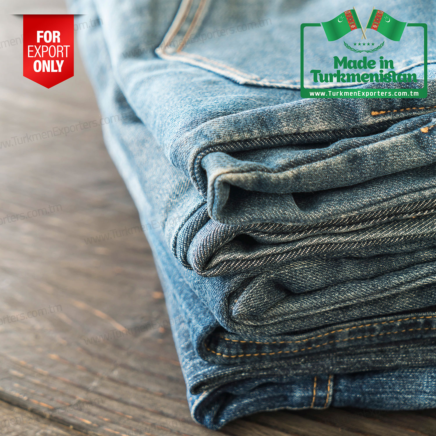 Cotton jeans wholesale from Turkmenistan | Turkmenbashi Jeans Complex