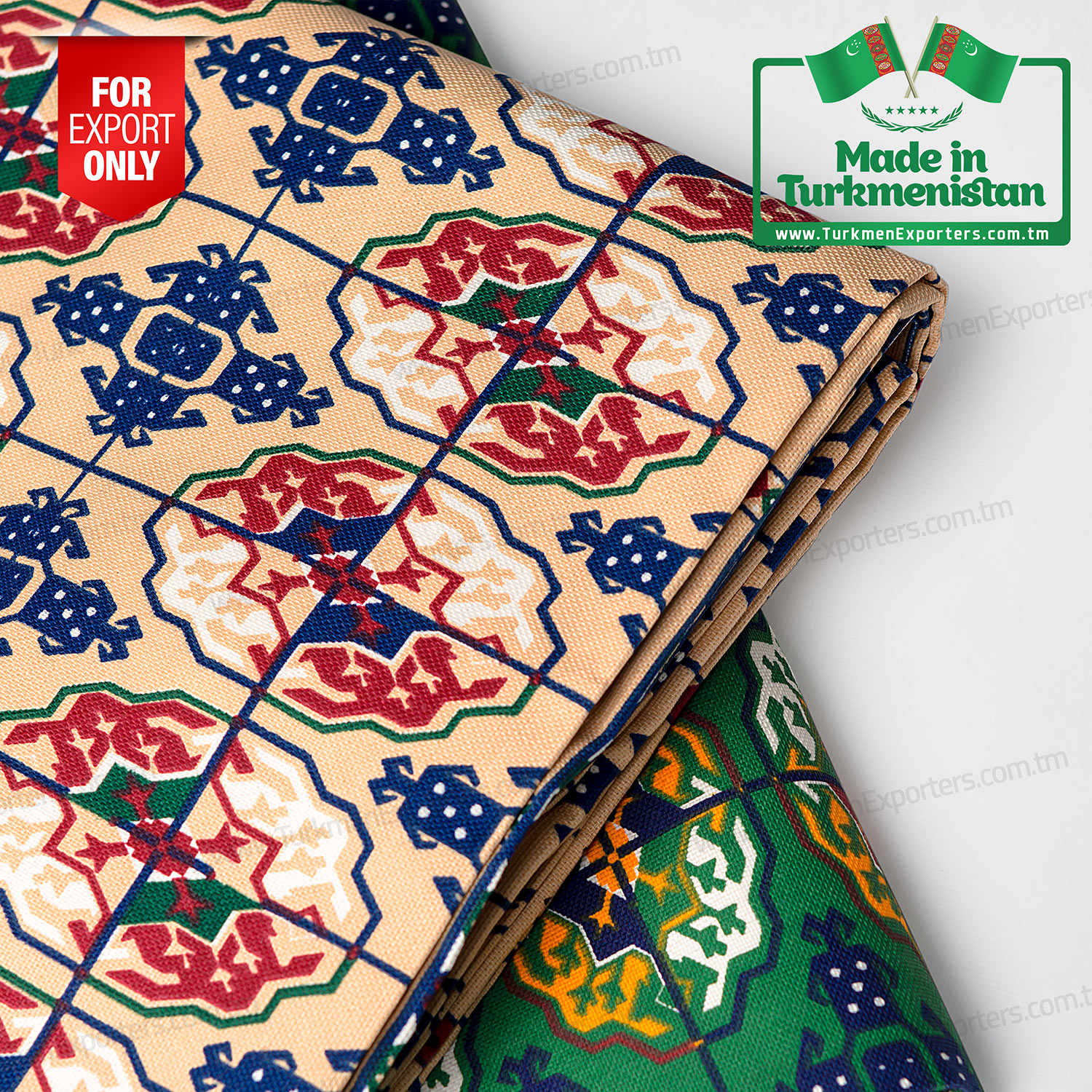 Cotton tapestry wholesale for export from Turkmenistan | Ashgabat Textile Complex