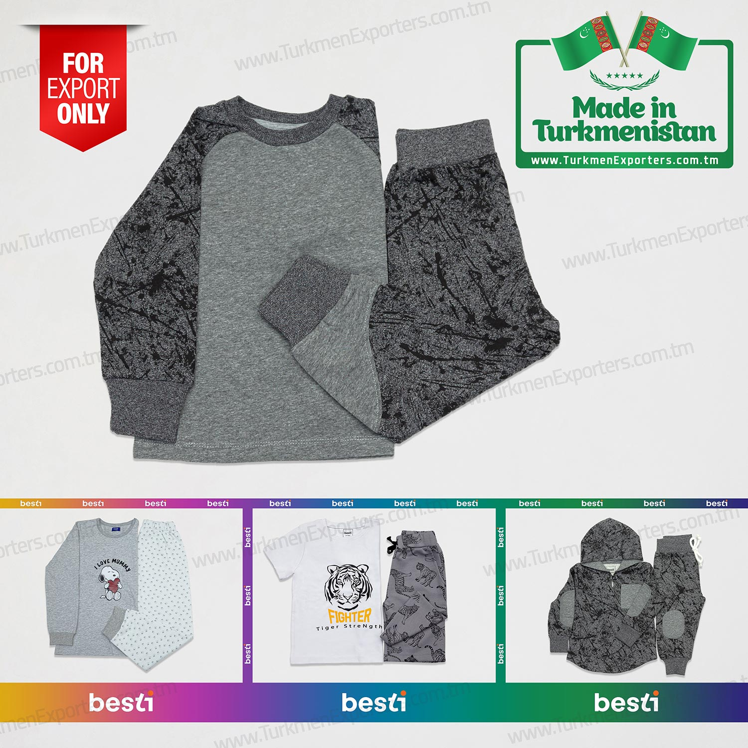 Kids knitwear wholesale for export from Turkmenistan | Esli economic society